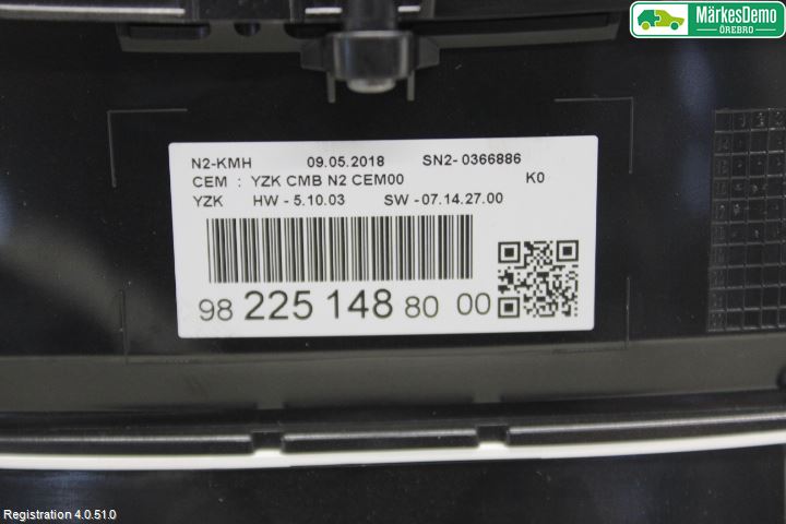 Peugeot EXPERT/E-EXPERT 17- Instrument Komb