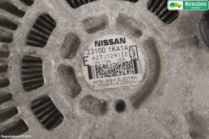 Nissan JUKE 10-14 Generator