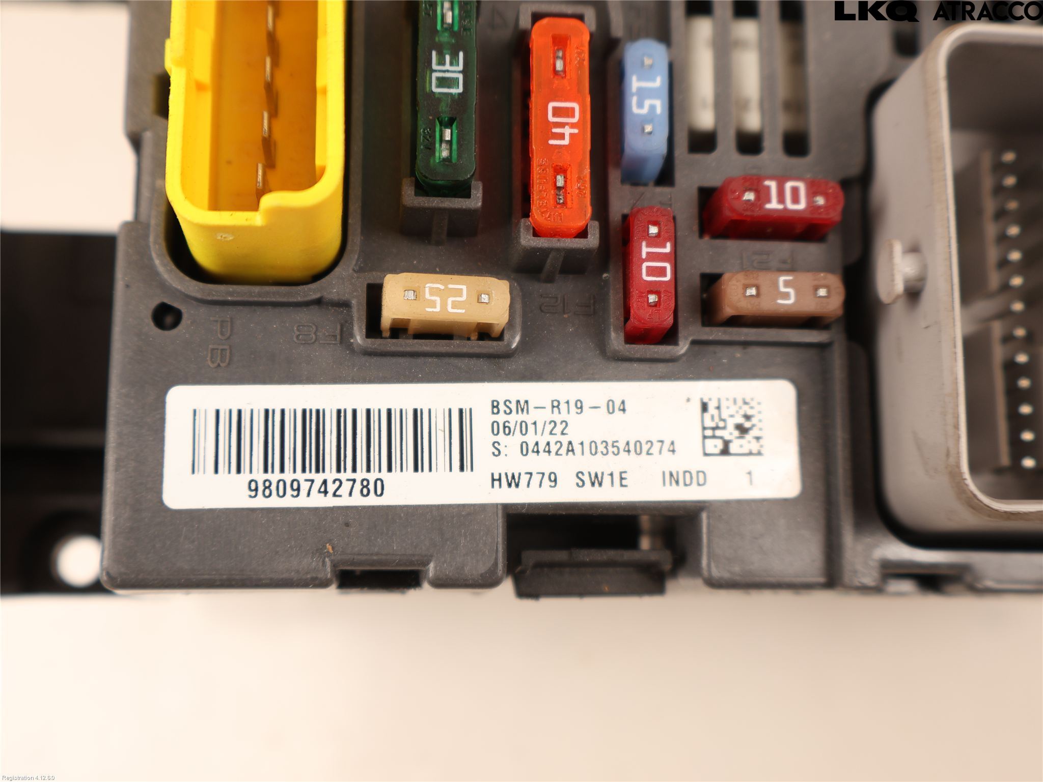 Citroen C5 08-17 Säkringsdosa-Elcentral