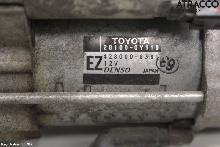 Toyota YARIS XP130 12-14 Startmotor