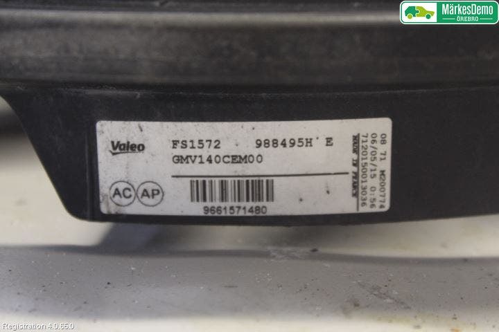 Peugeot PARTNER 16-18 Kylfläkt El