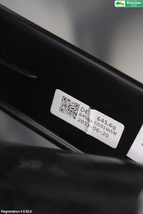 Kia NIRO (DE) 17-22 Handskfack Insats