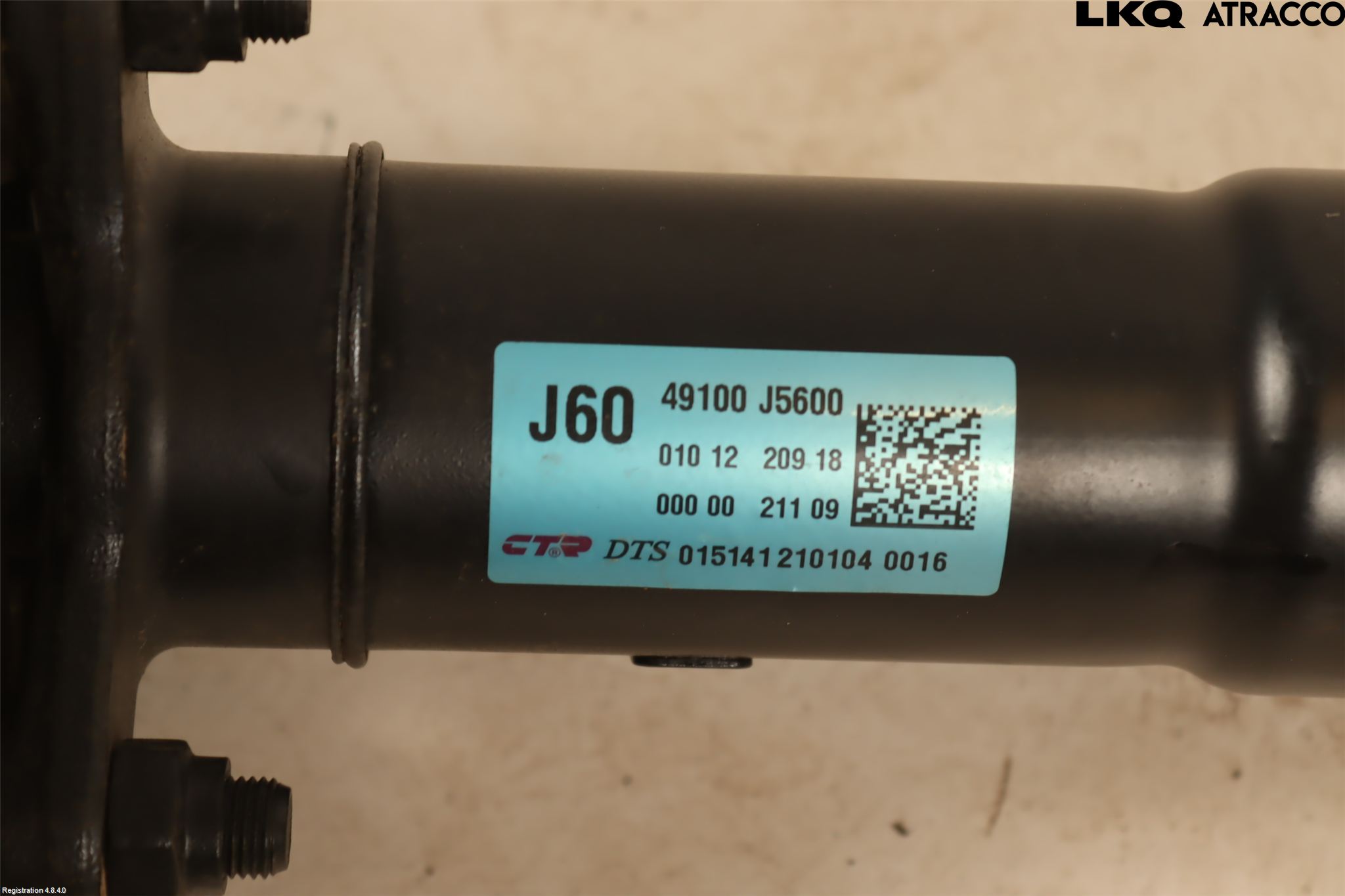 Kia STINGER 18- Mellanaxel Bakre