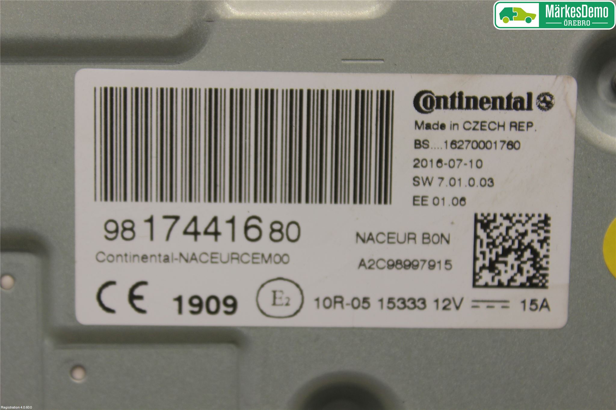 Citroen JUMPY/E-JUMPY 16- Radio