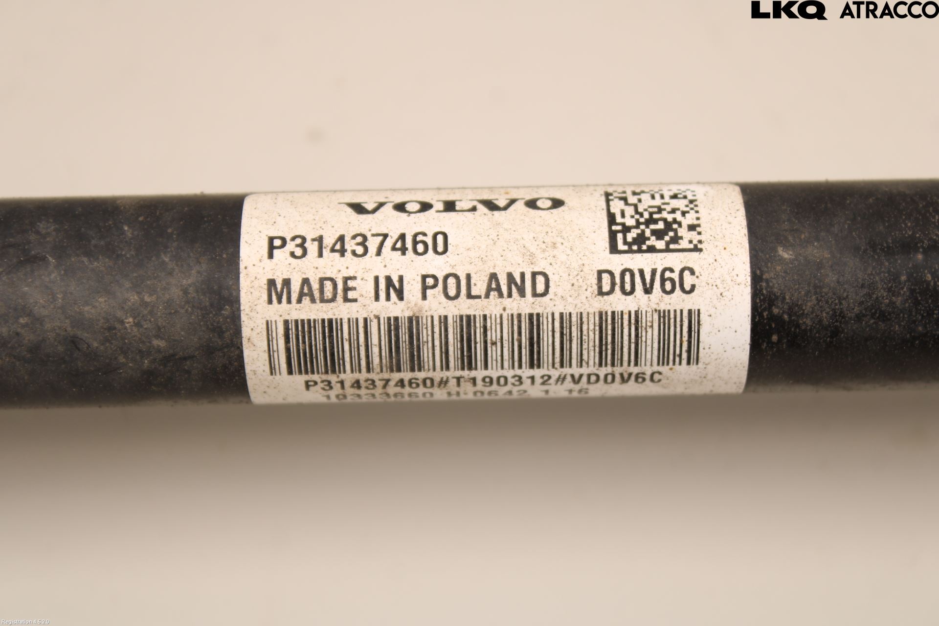 Volvo V60 19- Drivaxel Bak Vänster