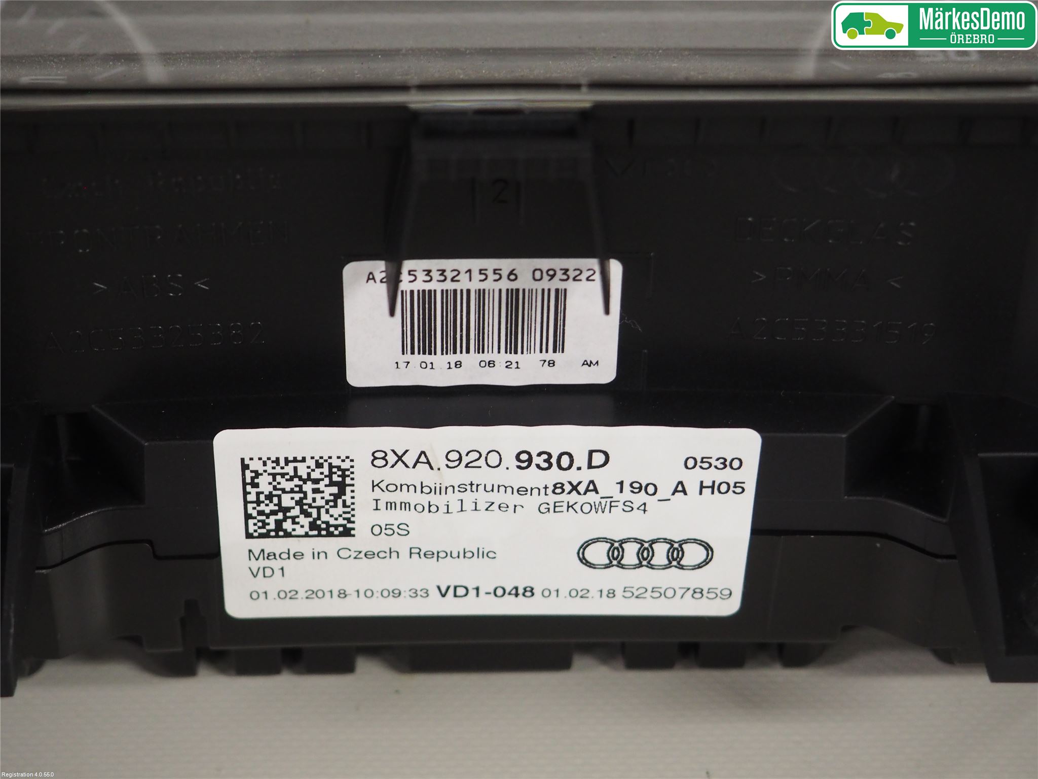 Audi A1/S1 11-18 Instrument Komb