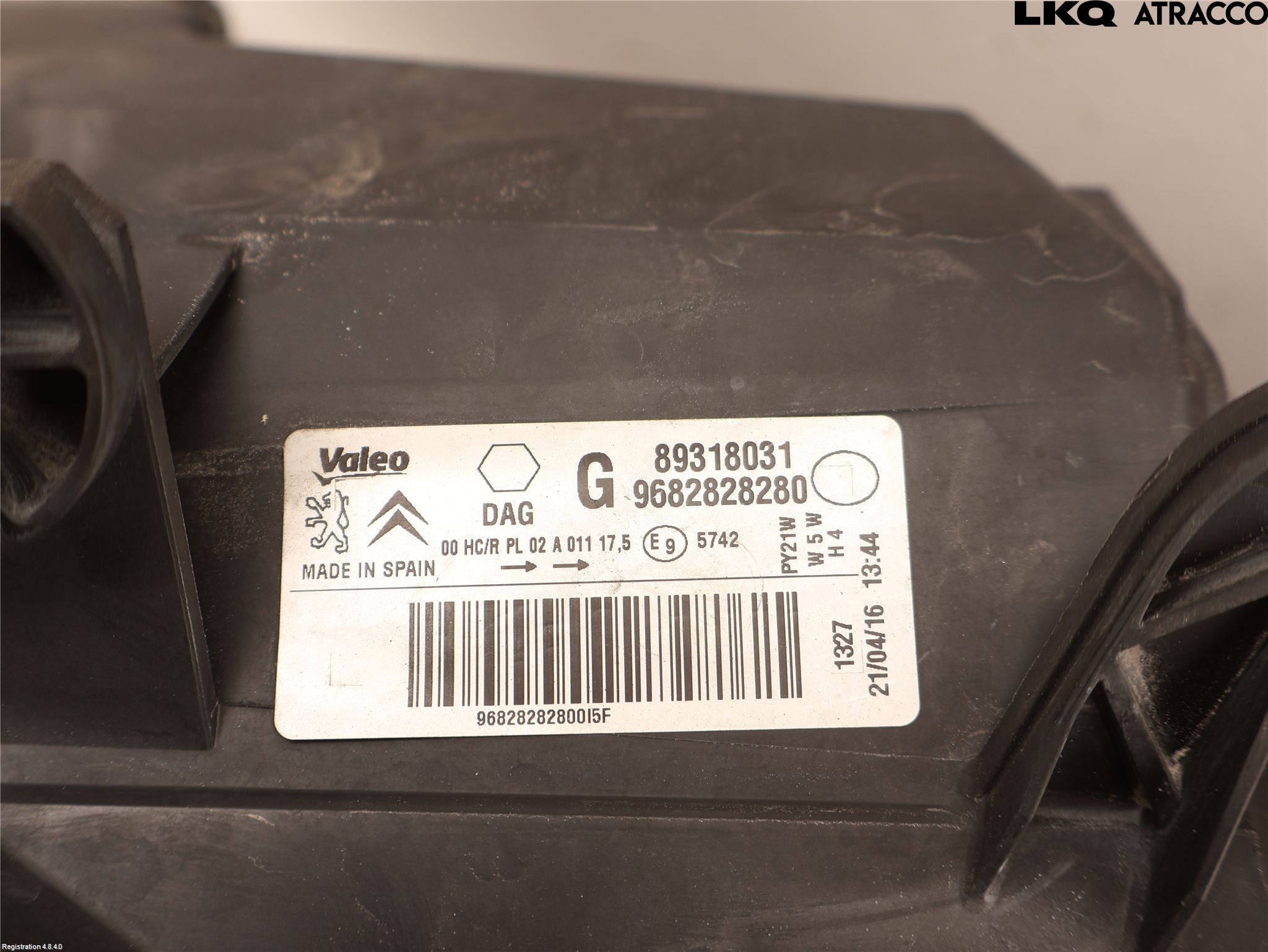 Citroen BERLINGO 08-18 Strålkastare Vänster