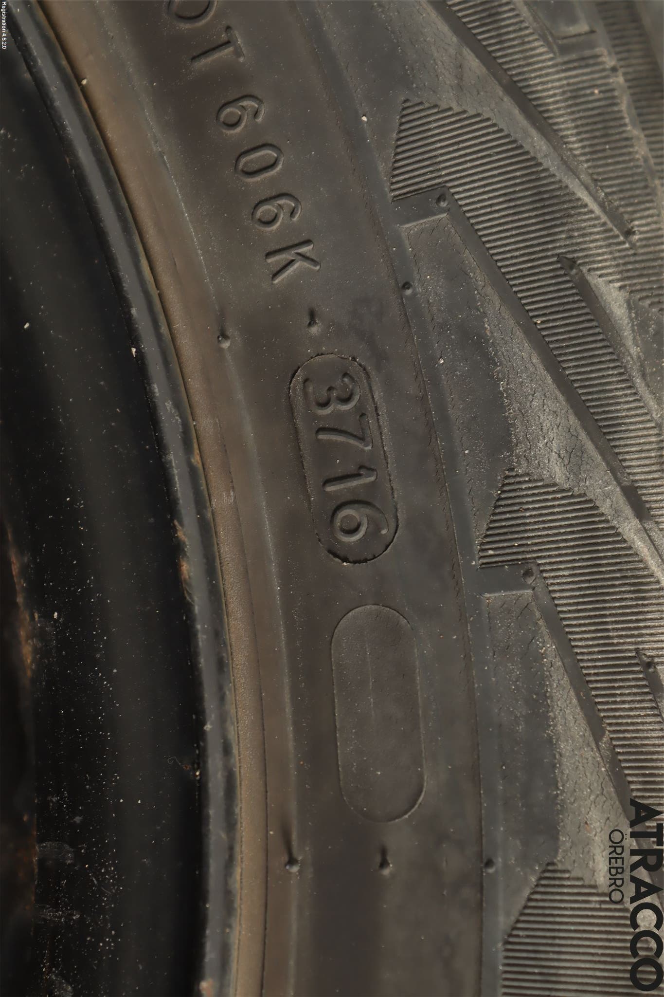 Volkswagen VW GOLF II 84-91 Vinterdäck Plåtfälg 4St