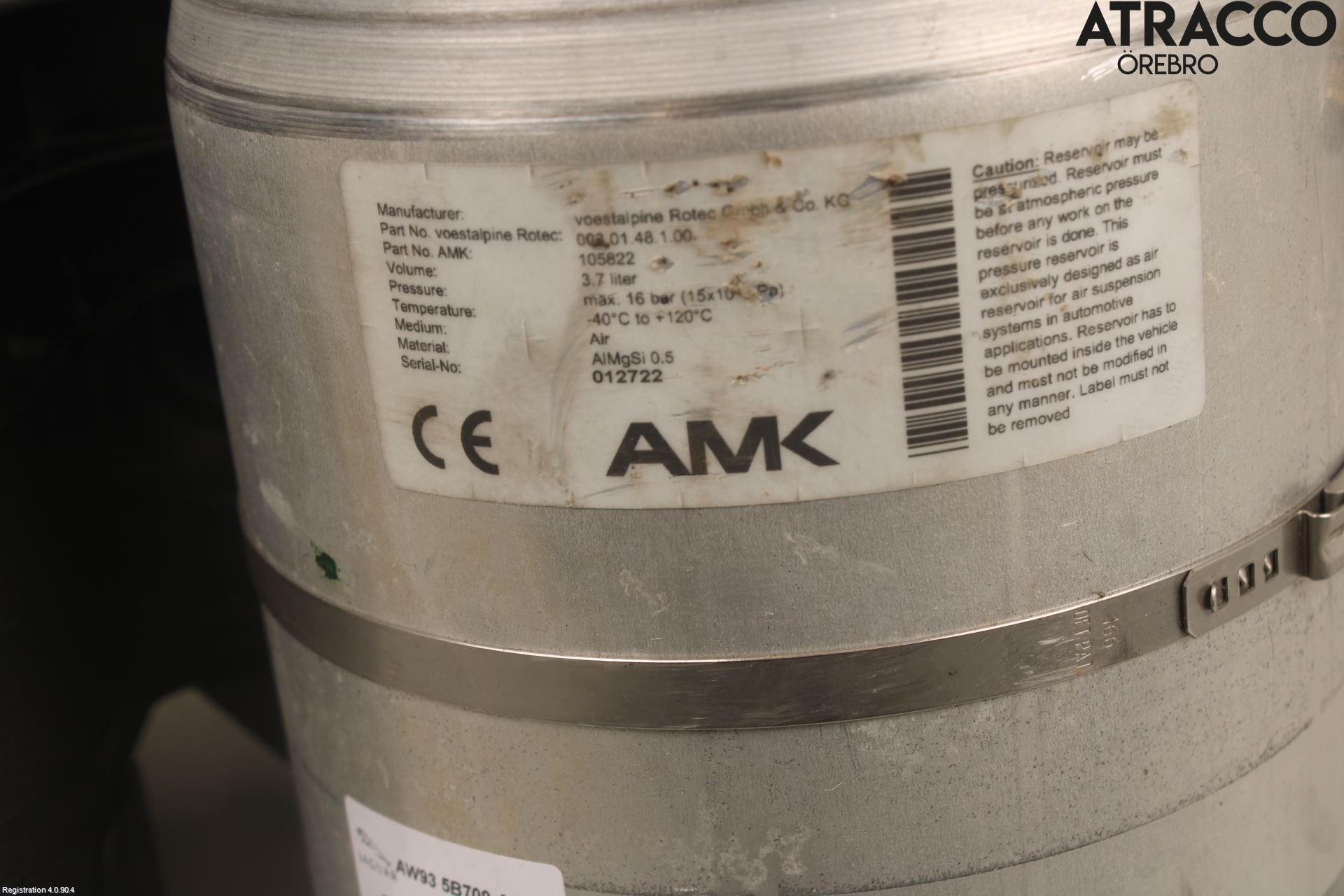 Jaguar XJ X351        10- Nivå/Luftförändring Trycktank