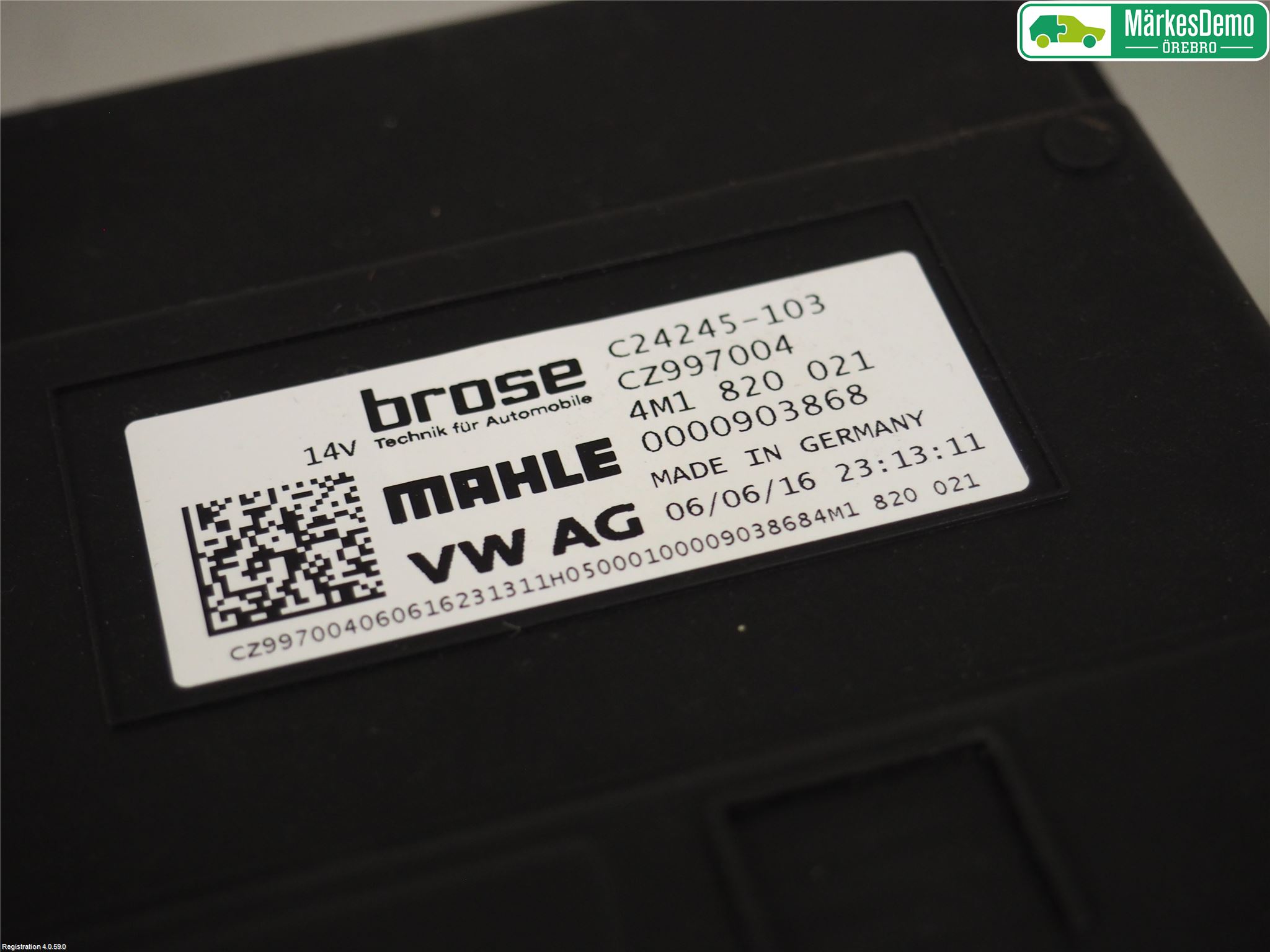 Audi A4/S4 B9 16-19 Ac Värmefläkt