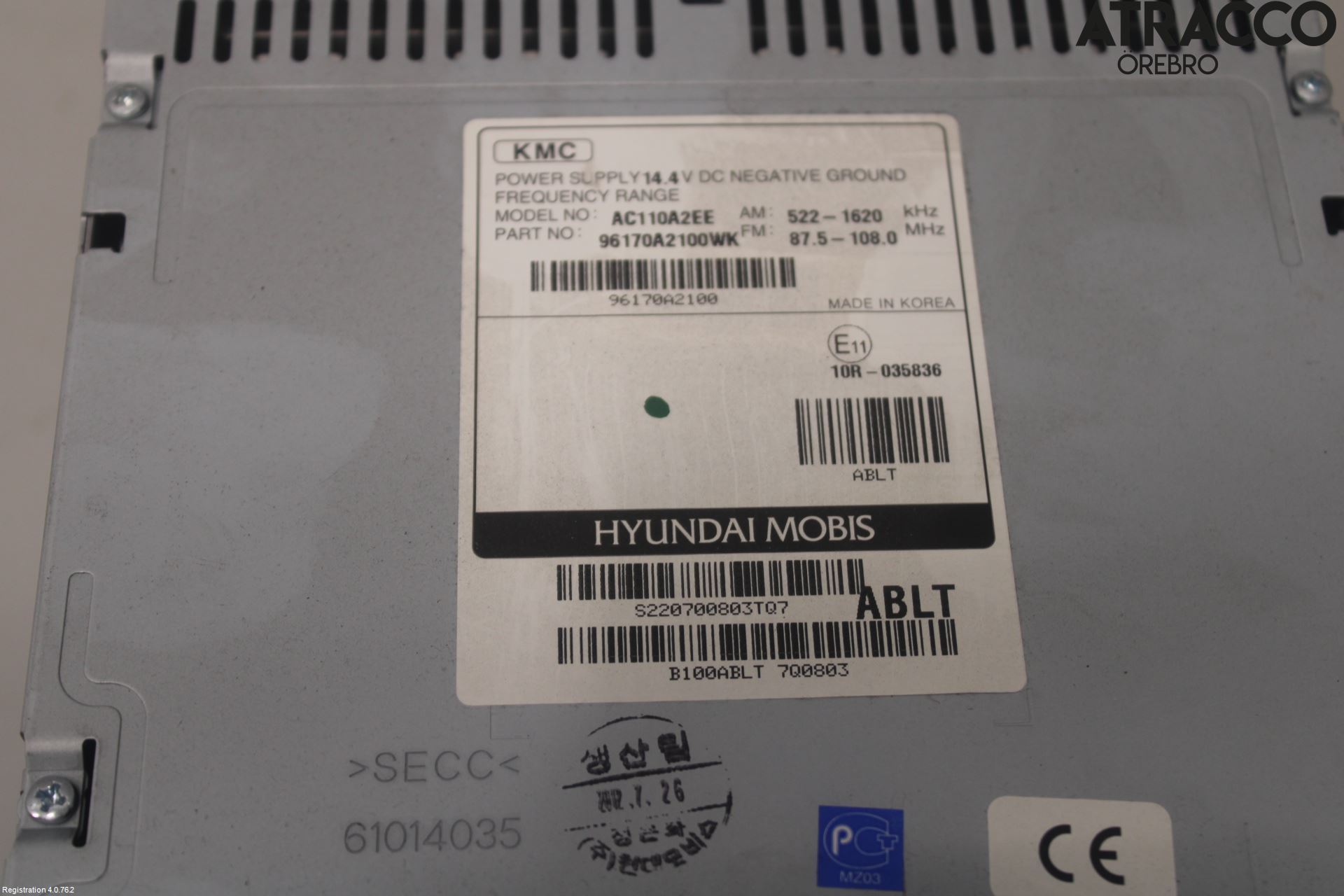 Kia CEED 12-18 Cd Radio - Multimediapanel