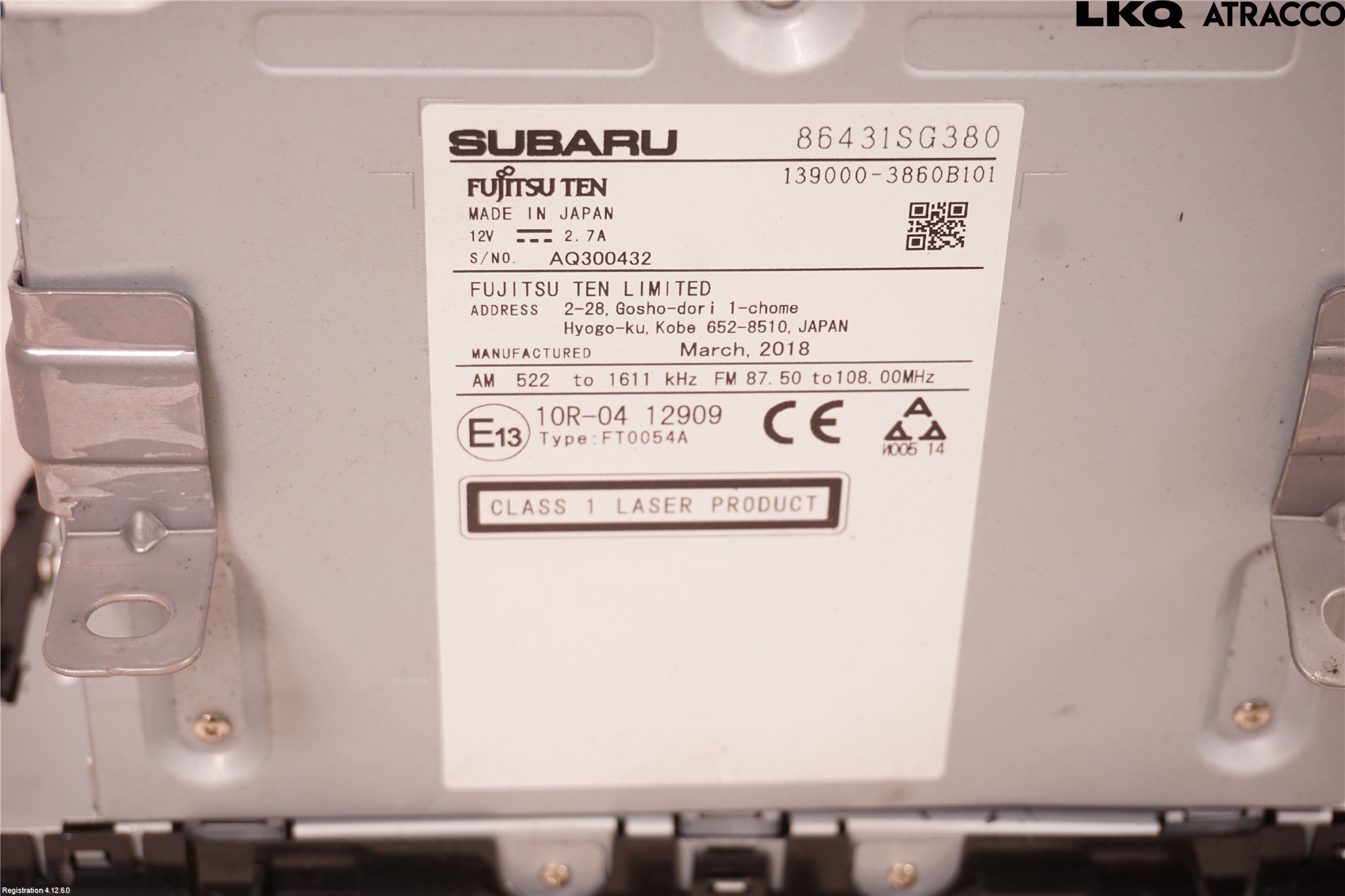 Subaru FORESTER SJ 13-18 Cd Radio - Multimediapanel