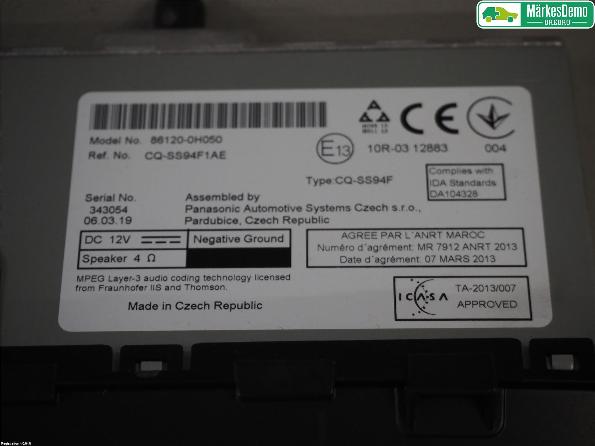 Peugeot 108 15-22 Cd Radio - Multimediapanel