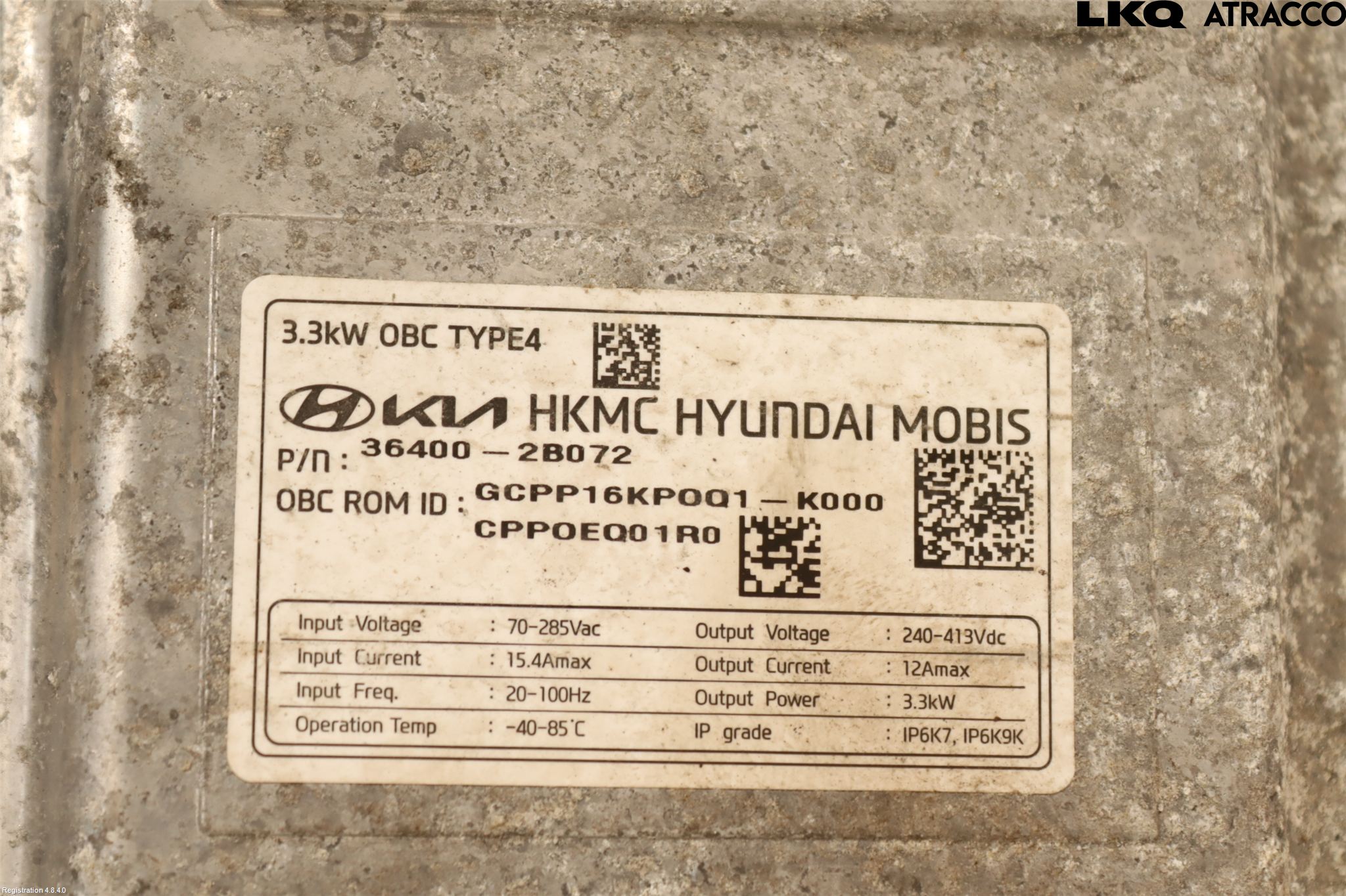 Kia CEED/CEED SW 19- Batteriladdare Högspänning
