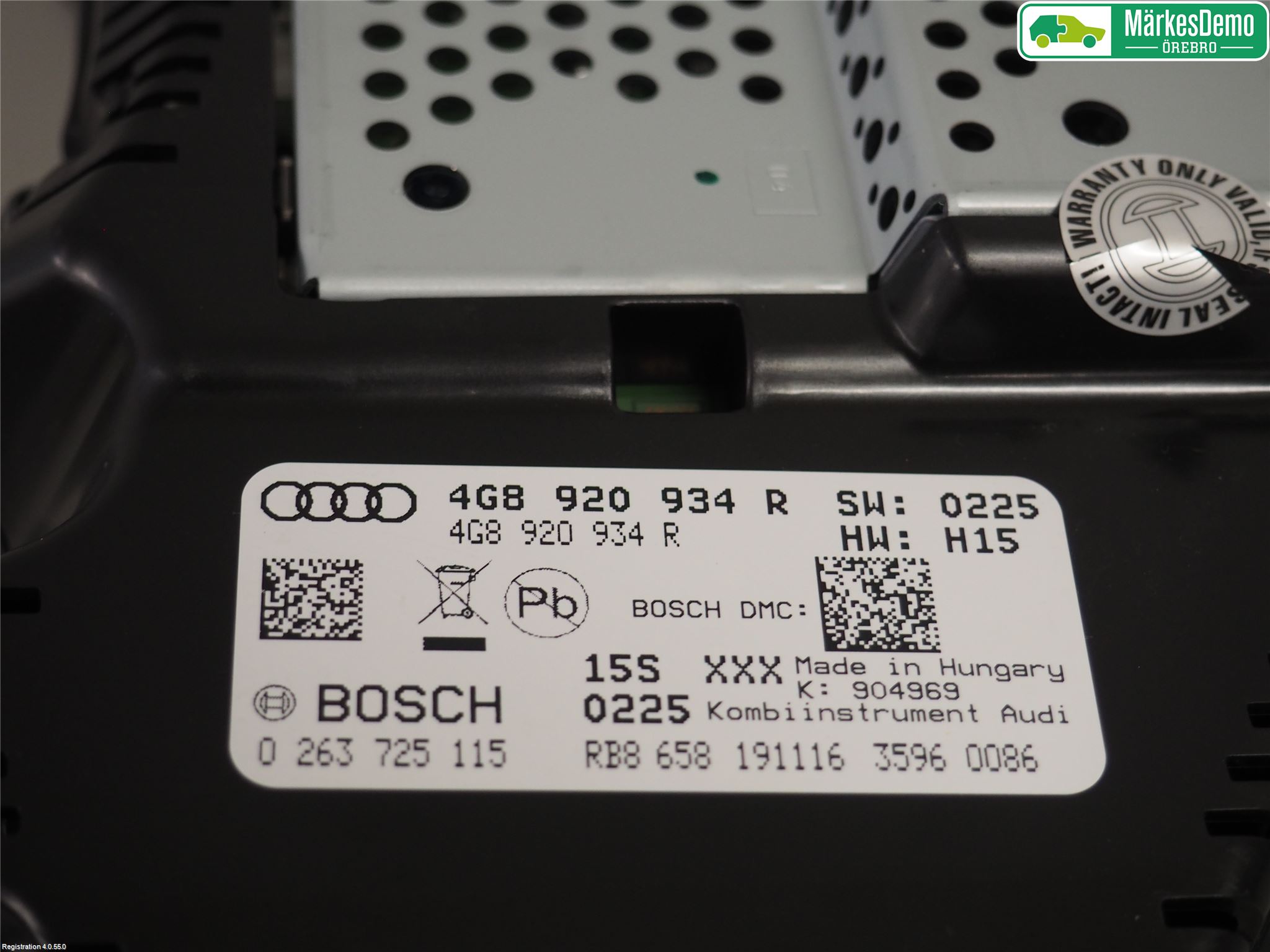 Audi A6/S6 4G 11-18 Instrument Komb