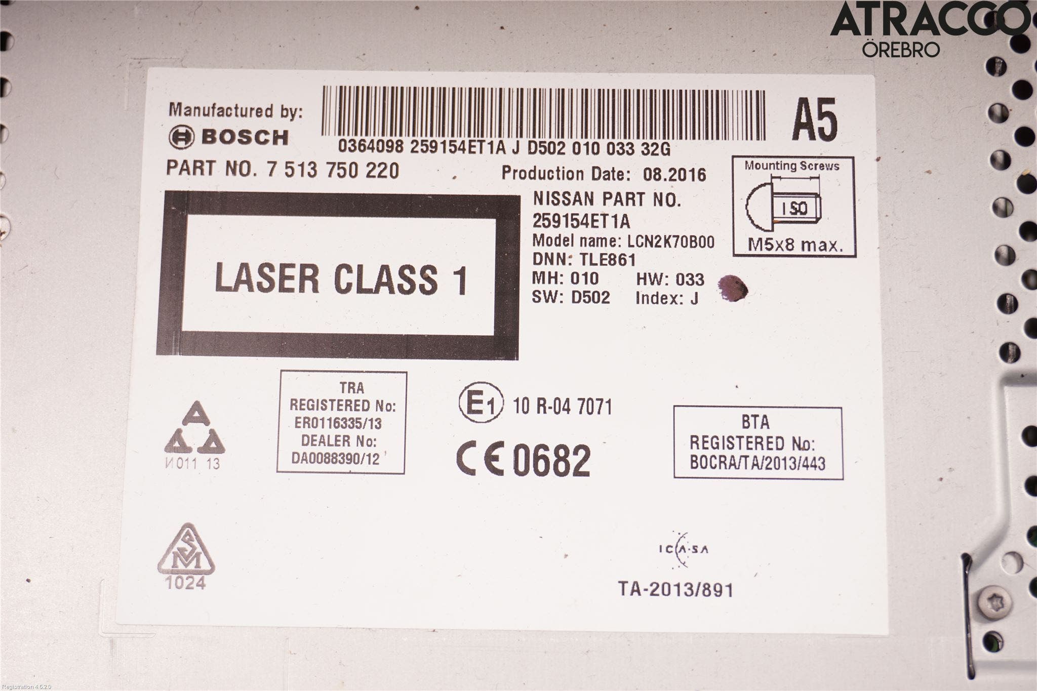 Nissan QASHQAI 14-17 Gps Navigator