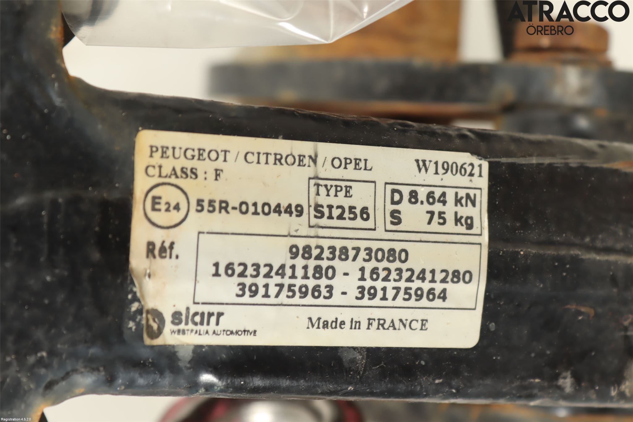 Peugeot PARTNER/E-PARTNER 19- Dragkrok