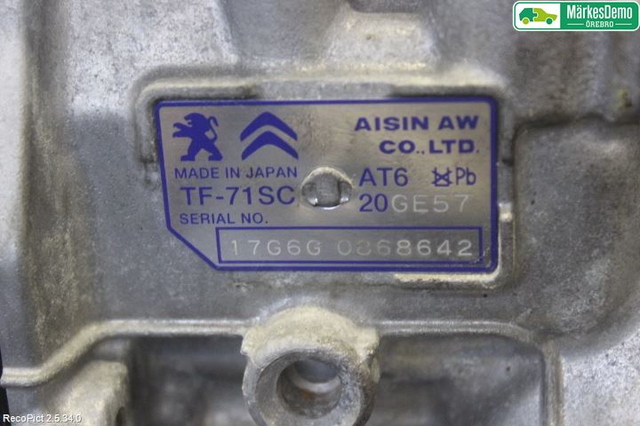 Peugeot 5008 17-24 Växellåda Automat