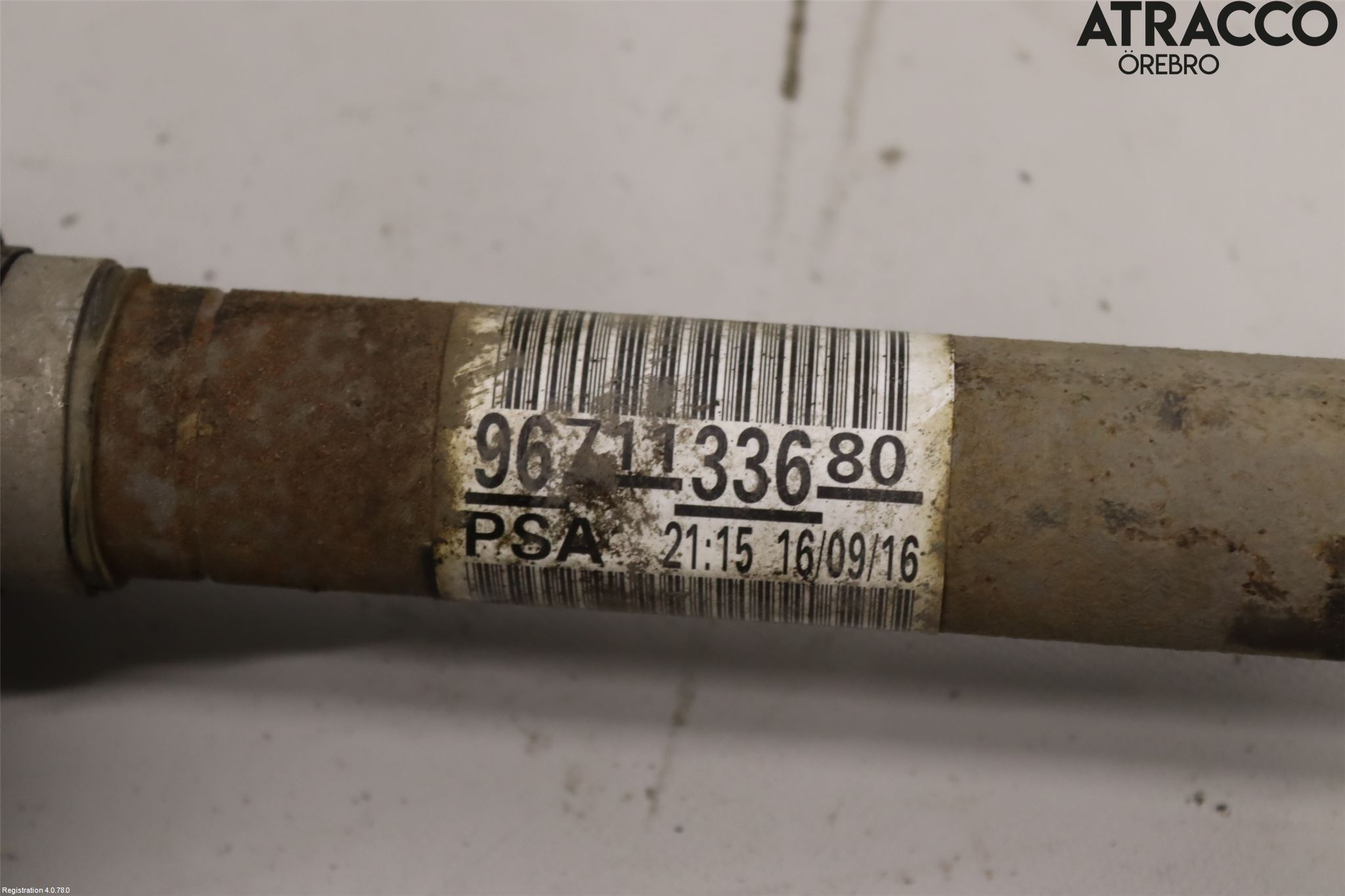 Peugeot PARTNER 16-18 Drivaxel Fram Höger