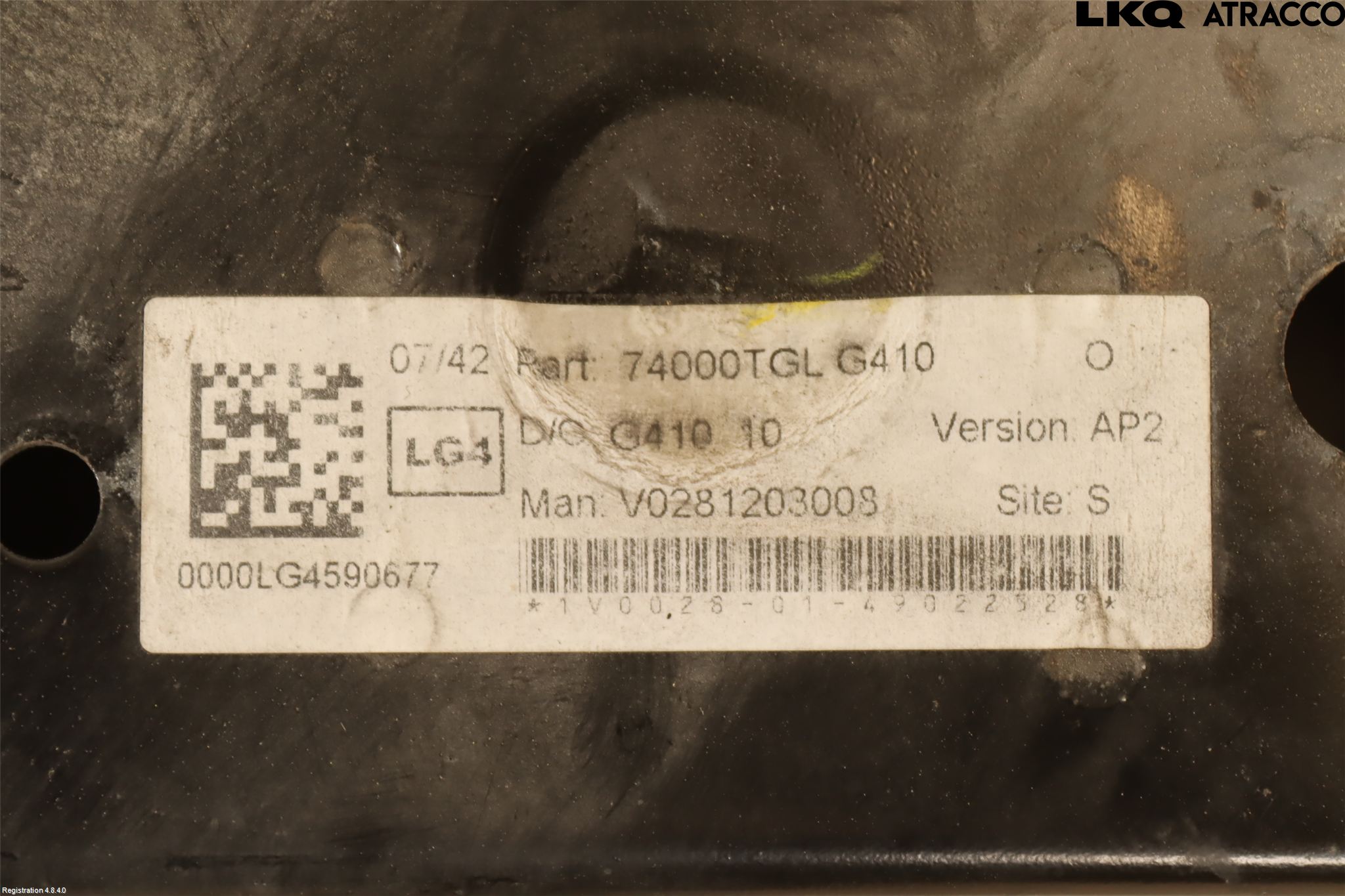 Honda CIVIC 17-22 Frontplåt