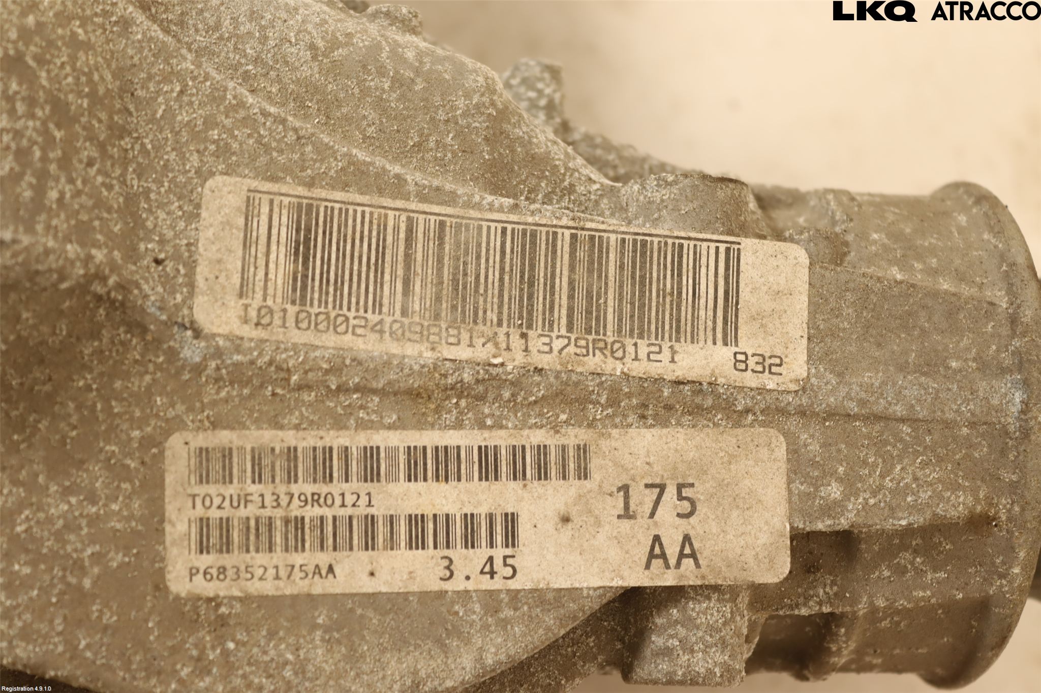 Jeep GRAND CHEROKEE 10-20 Framvagn Diffrential