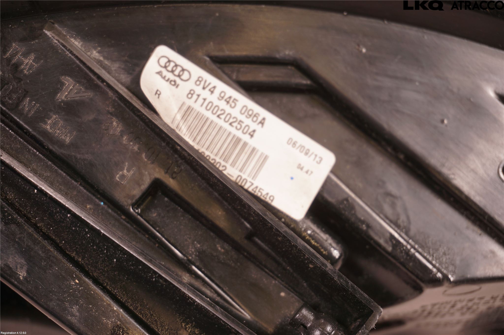 Audi A3/S3 05-13 Bakljus Höger