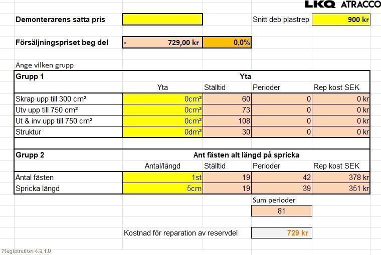 Audi Q3 8U 12-18 Strålkastare Vänster
