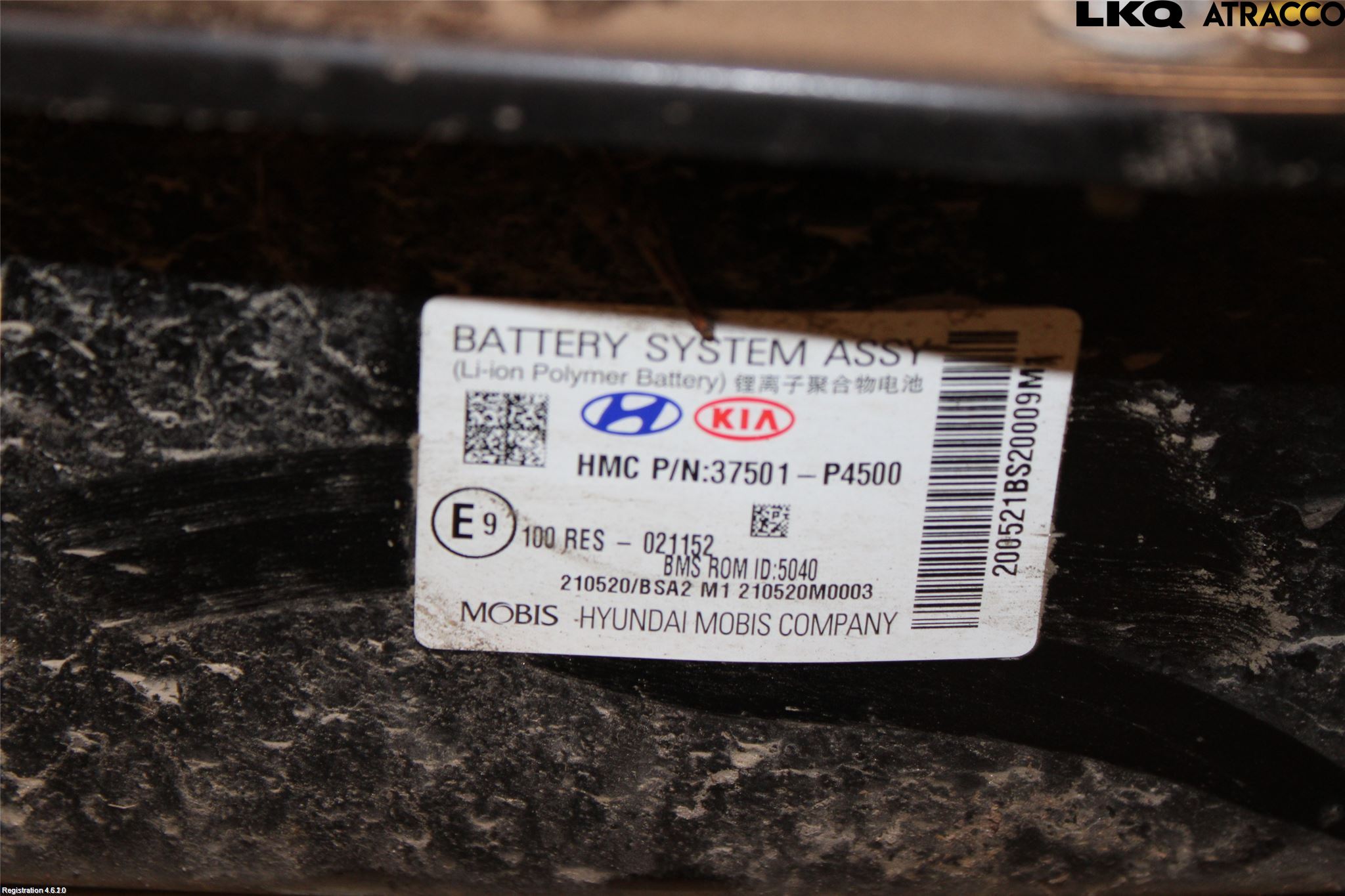 Kia SORENTO 21- Batteri Högspänning