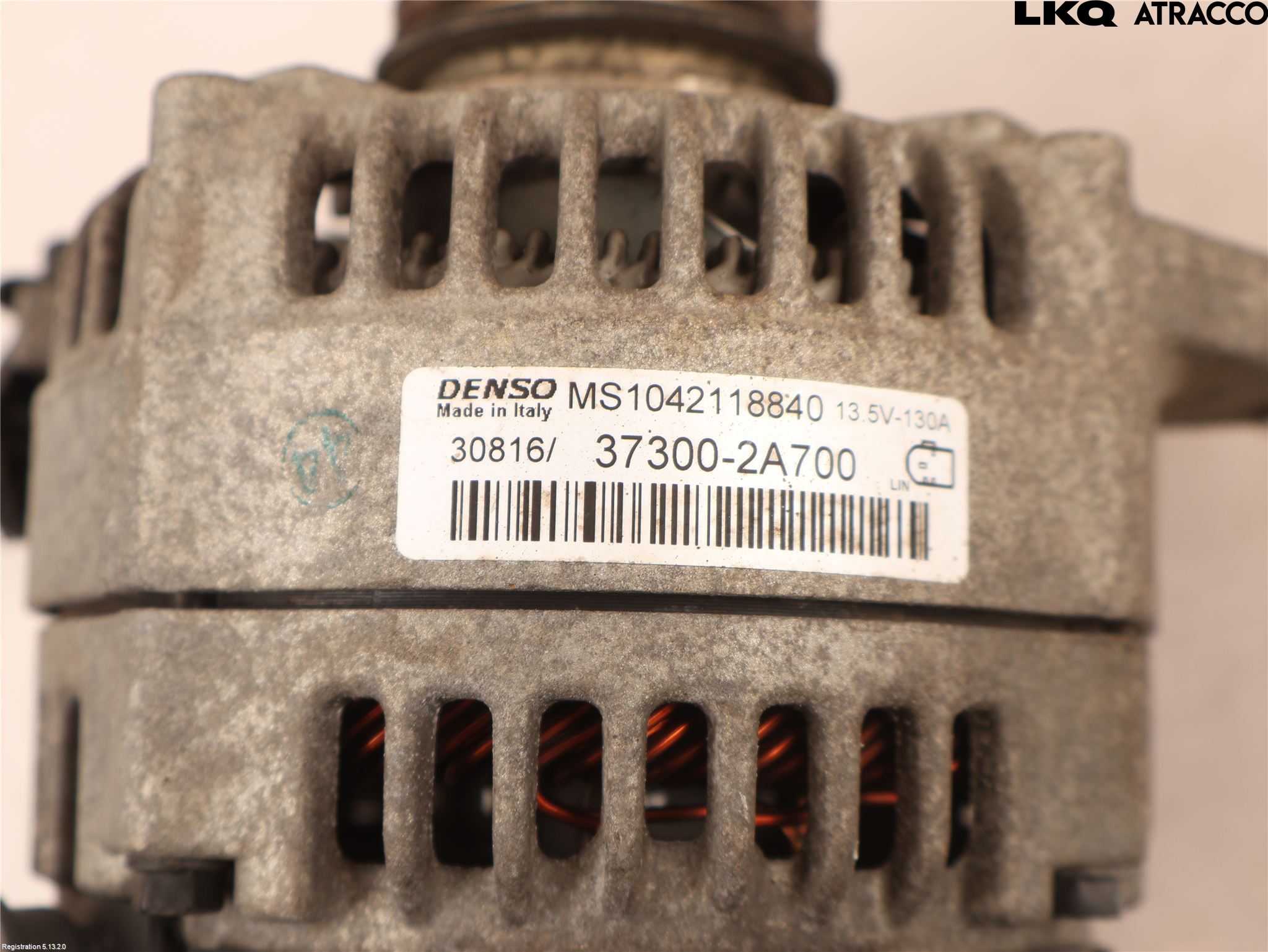 Kia SPORTAGE (QL) 16-21 Generator