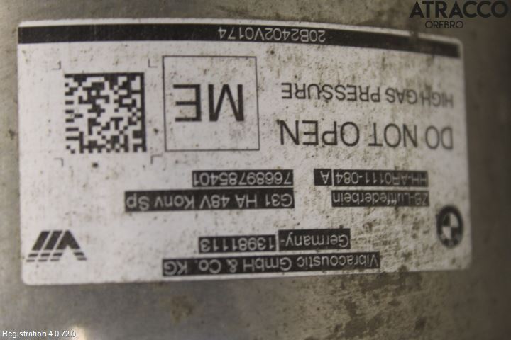 BMW 5 G30/G31/F90 17-23 Fjäderben Bak Höger