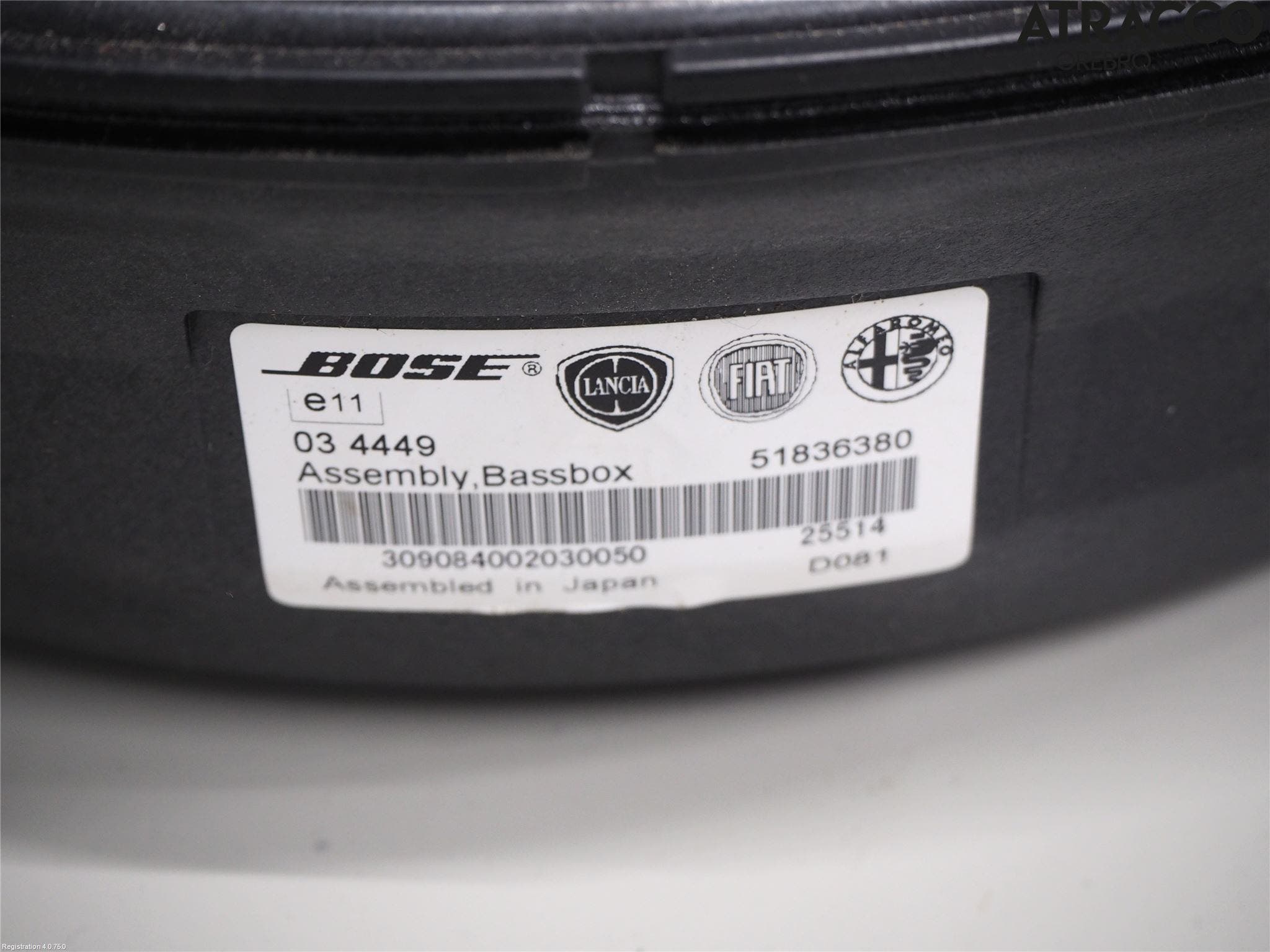 Alfa GIULIETTA Högtalare