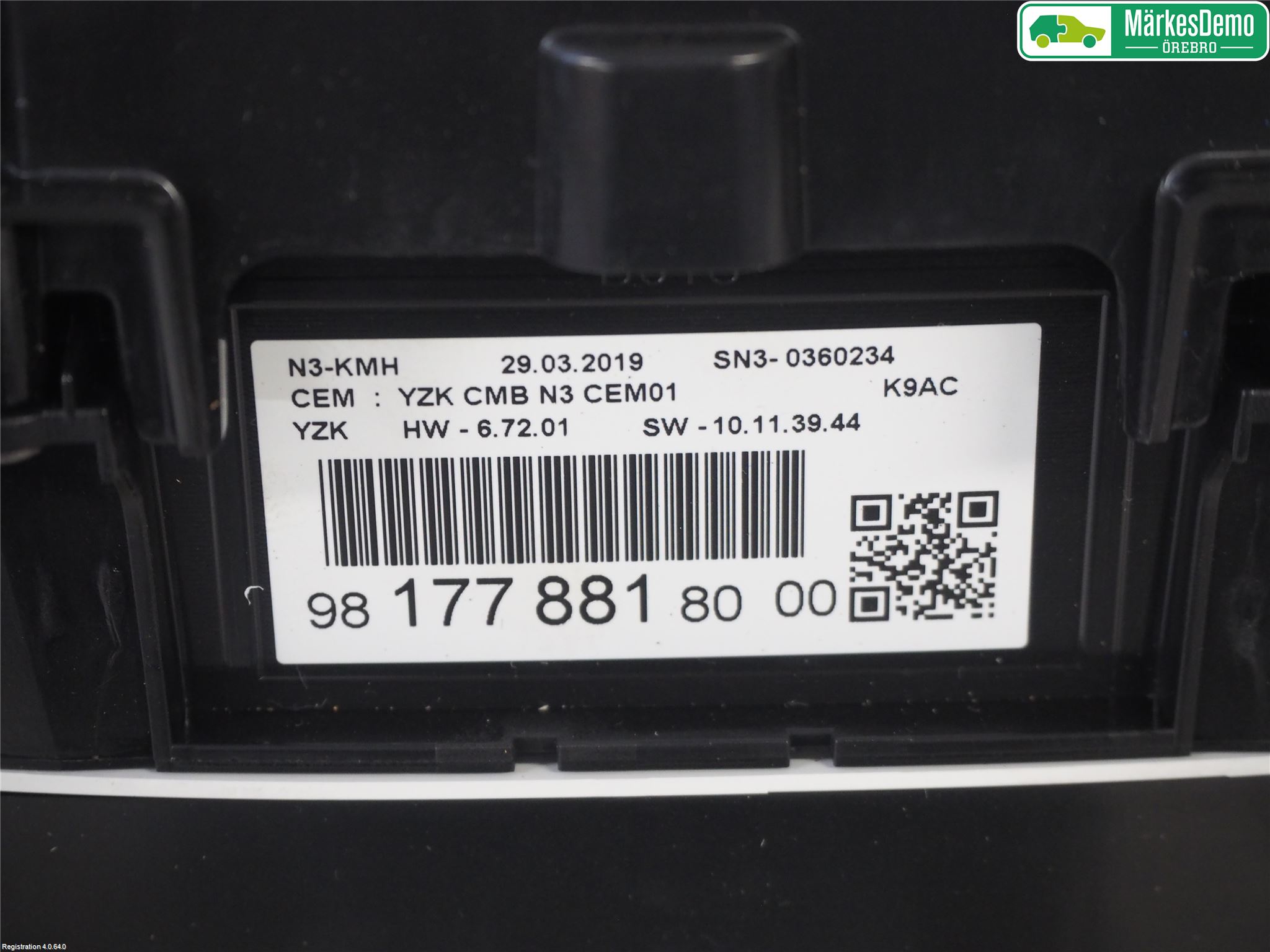 Citroen BERLINGO/E-BERLINGO 19- Instrument Komb