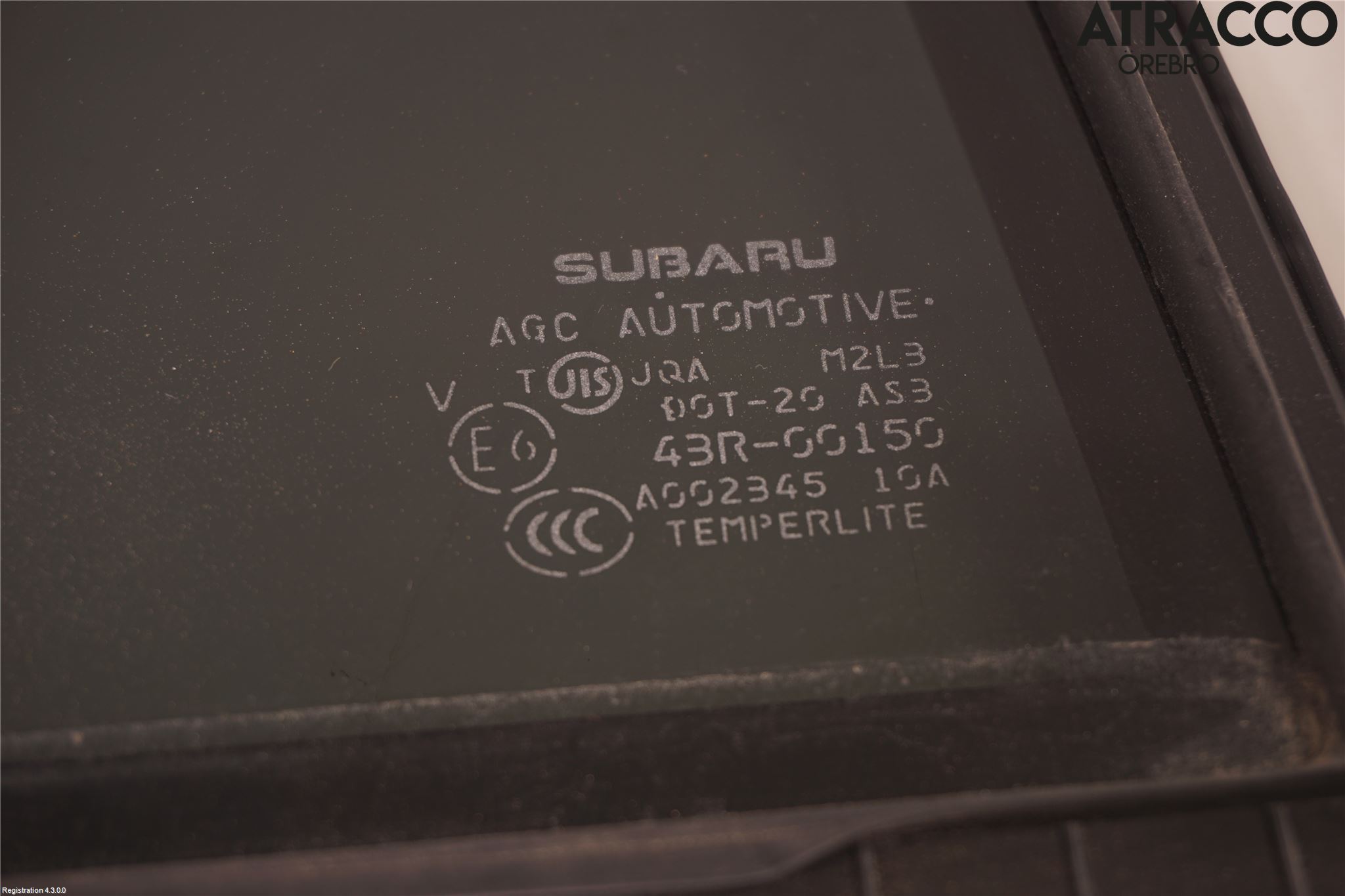 Subaru XV 18-22 Dörruta Bak Lilla Vä
