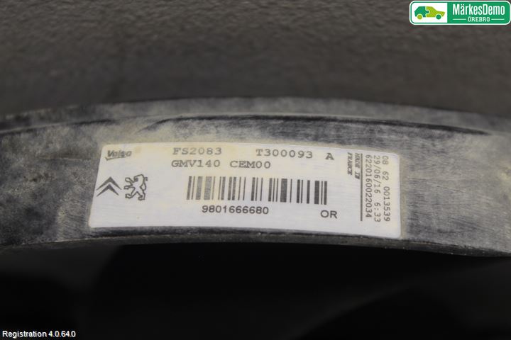 Citroen C4 CACTUS 14-20 Kylfläkt El