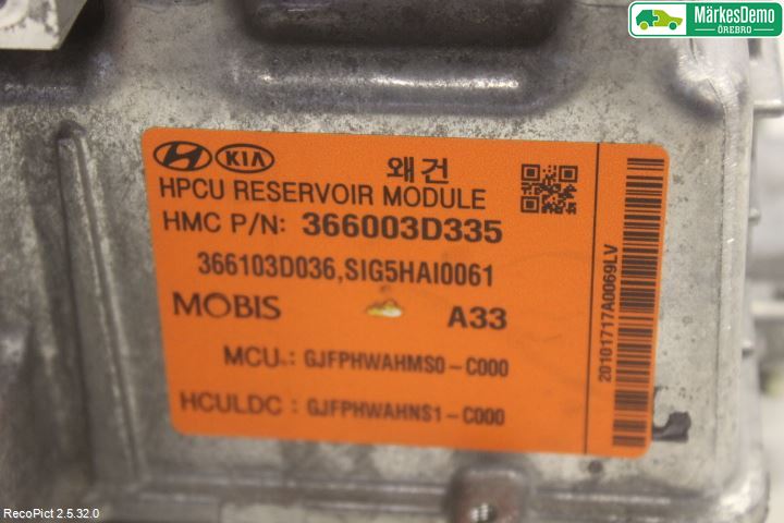 Kia OPTIMA 16-20 Hybridconverter