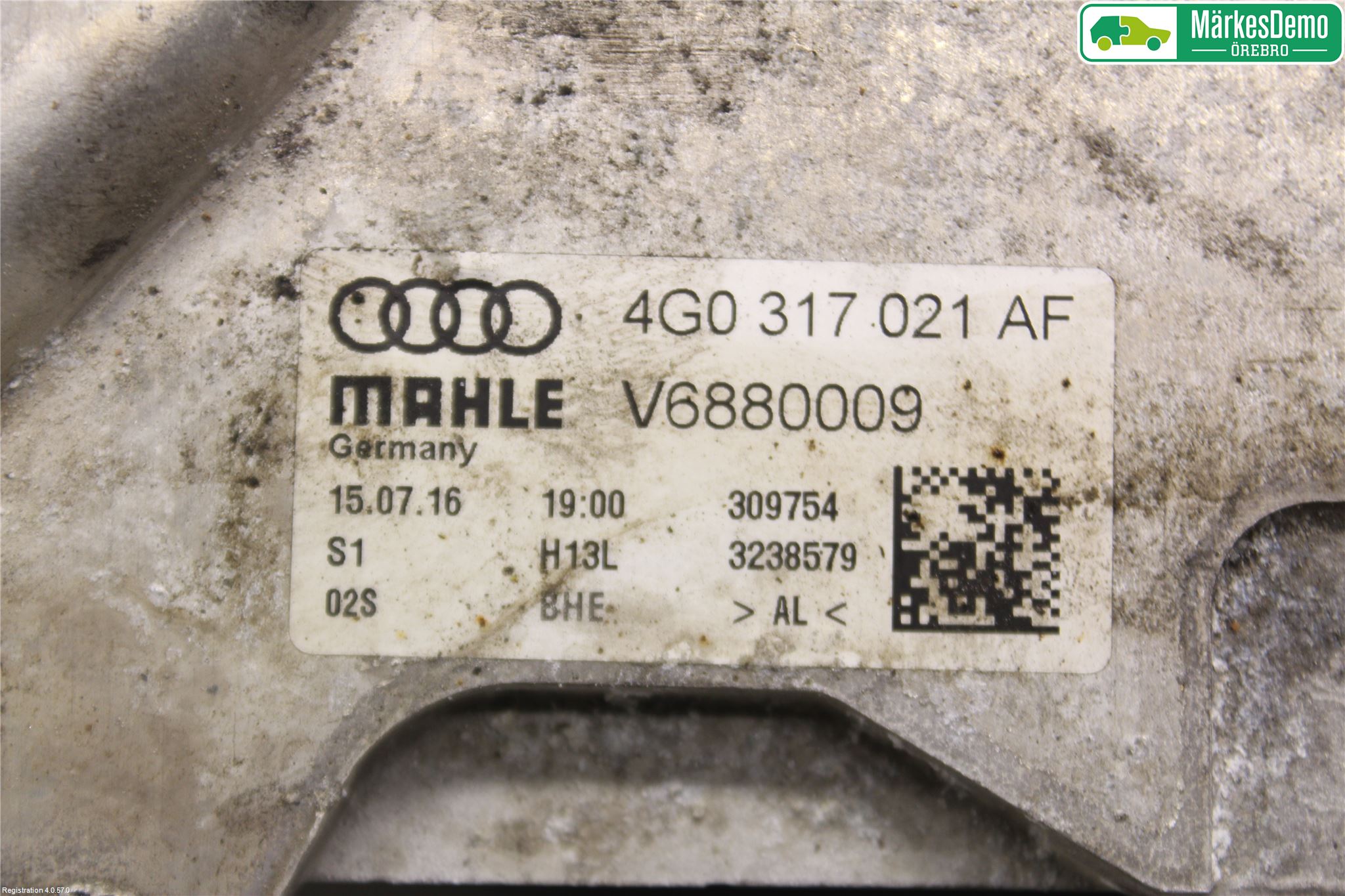 Audi A7/S7 4G 11-17 Oljekylare Motor