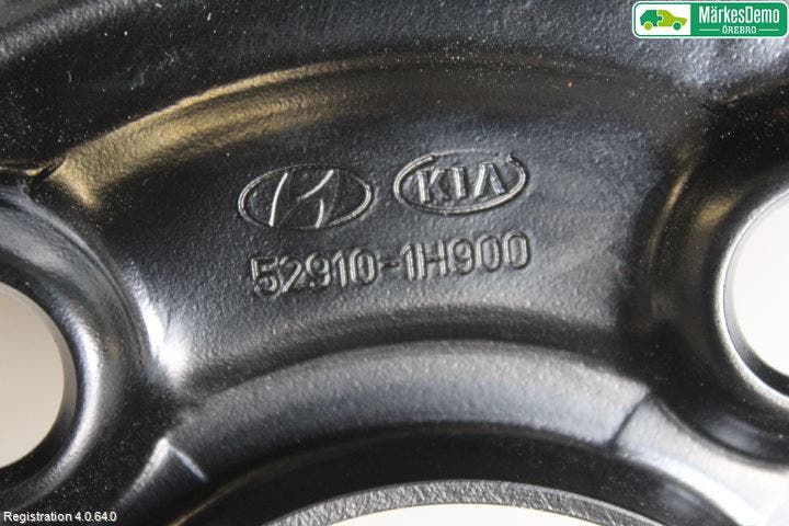 Kia VENGA 10-19 Hjul Reservhjul Minityp