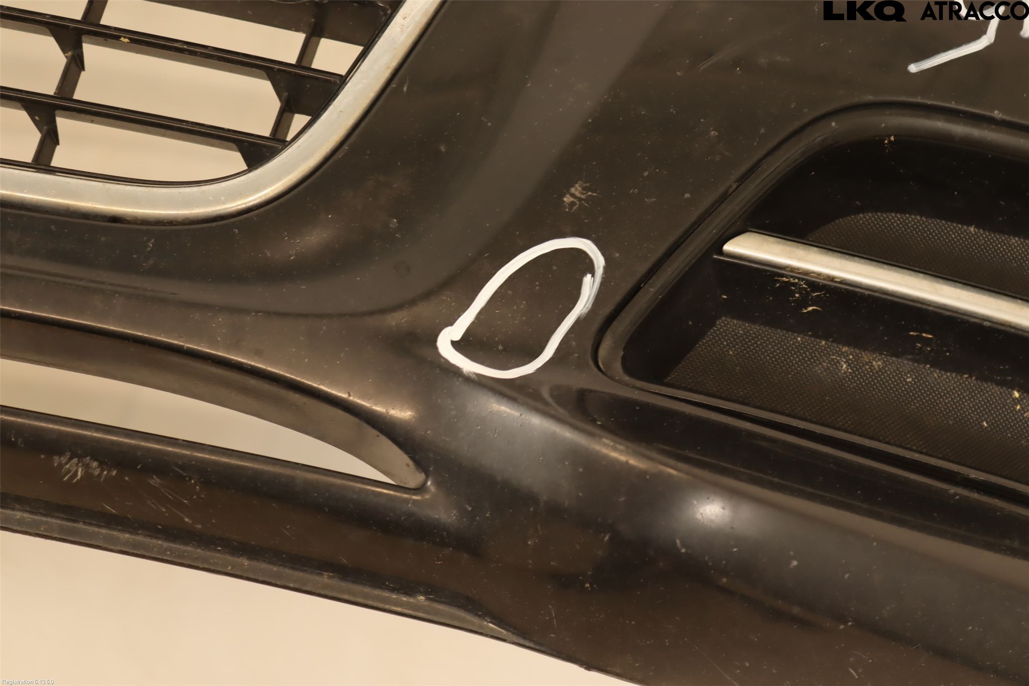 Audi A3/S3 05-13 Stötfångarbeklädnad Fram