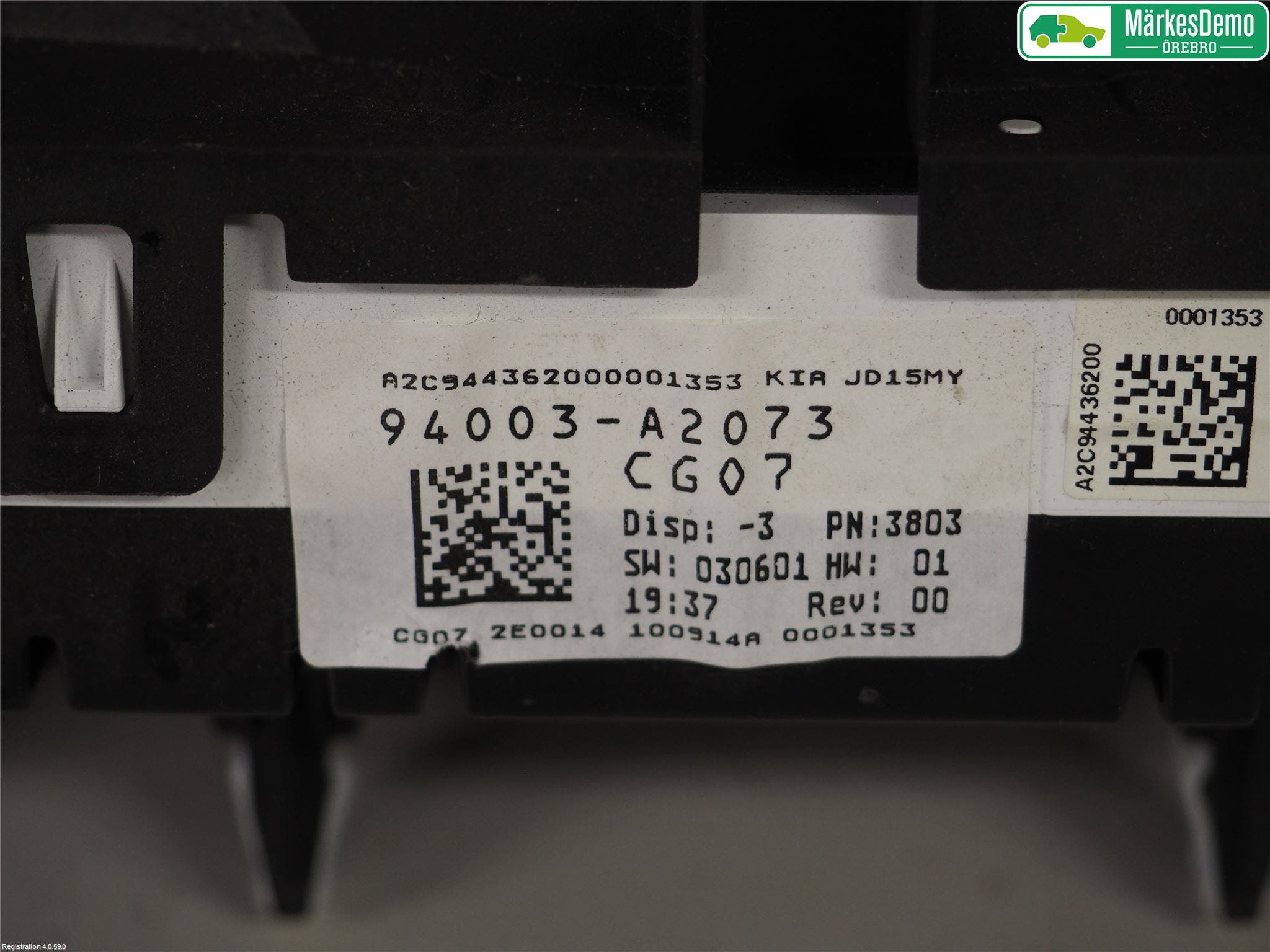 Kia CEED 12-18 Instrument Komb