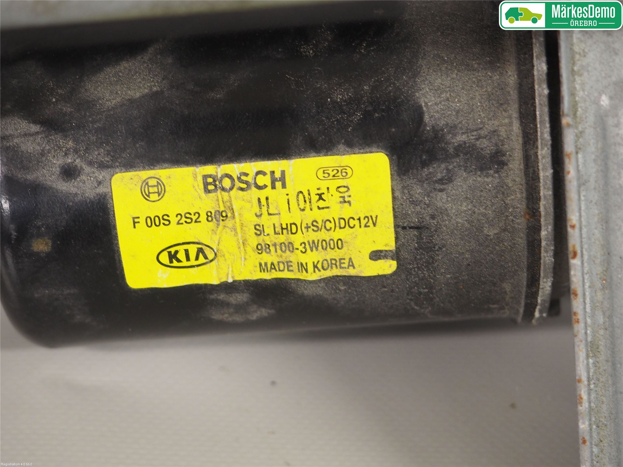 Kia SPORTAGE (SL) 11-15 Torkarmotor Vindruta