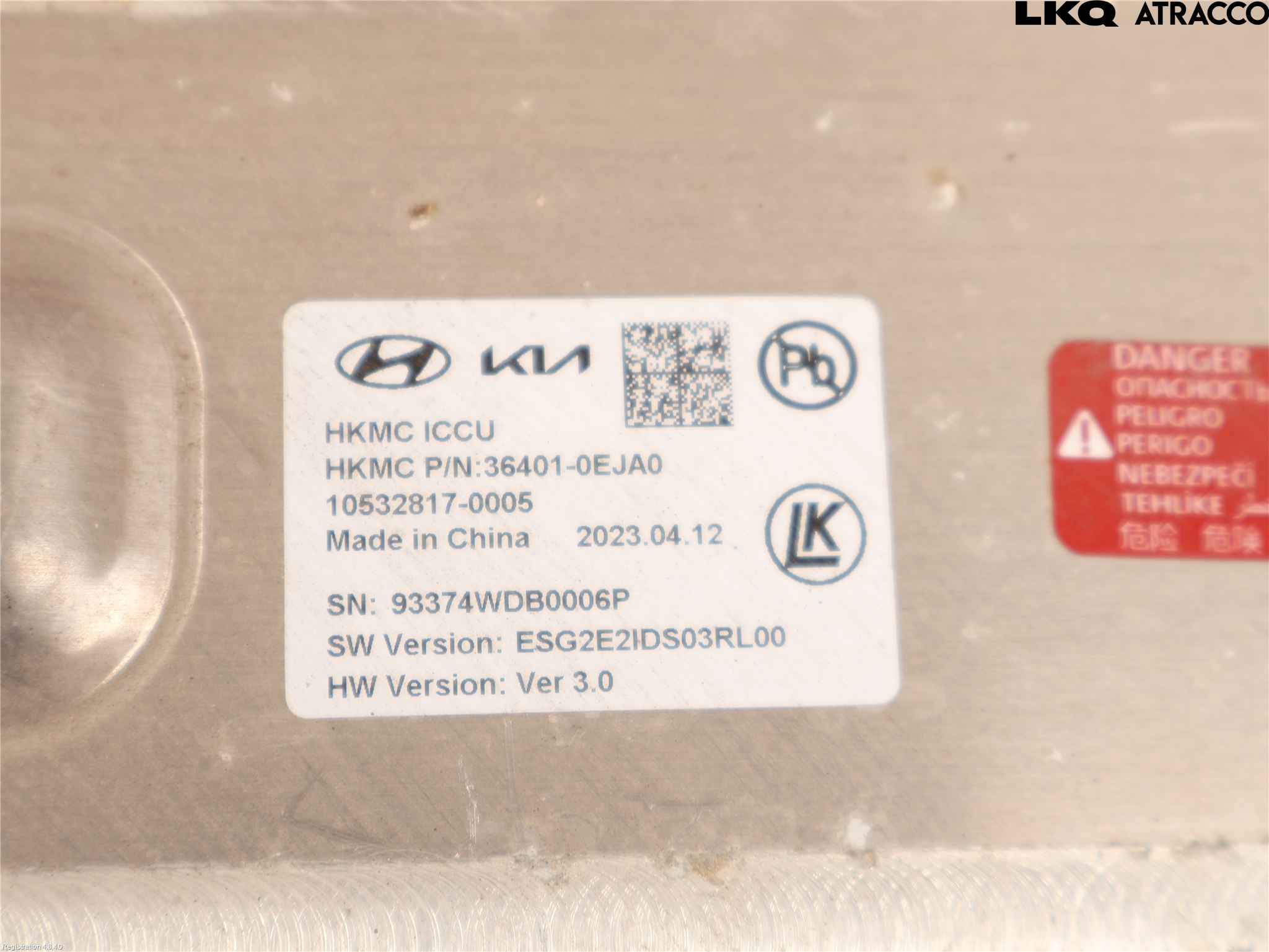 Kia NIRO (SG2) 23- Batteriladdare Högspänning