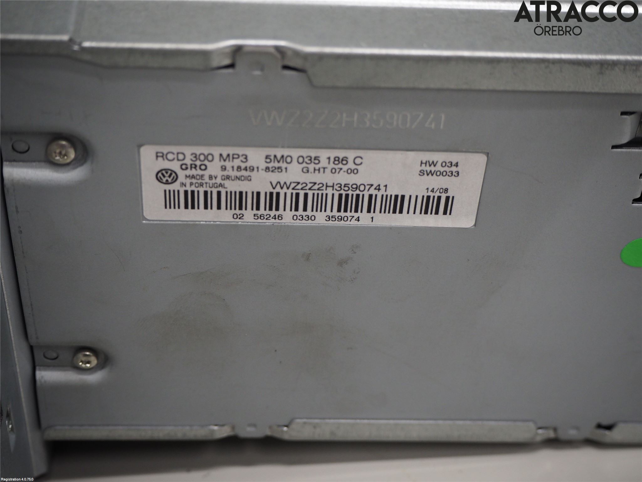 Volkswagen VW TIGUAN 07-16 Cd Radio - Multimediapanel