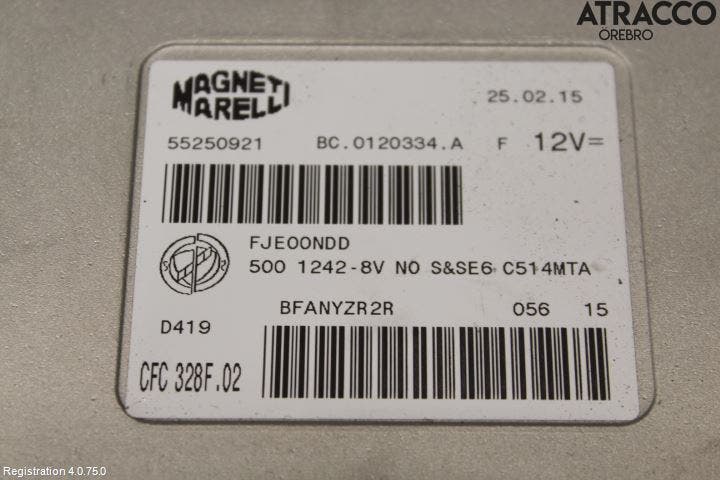 Fiat 500 07- Styrenhet Växellåda