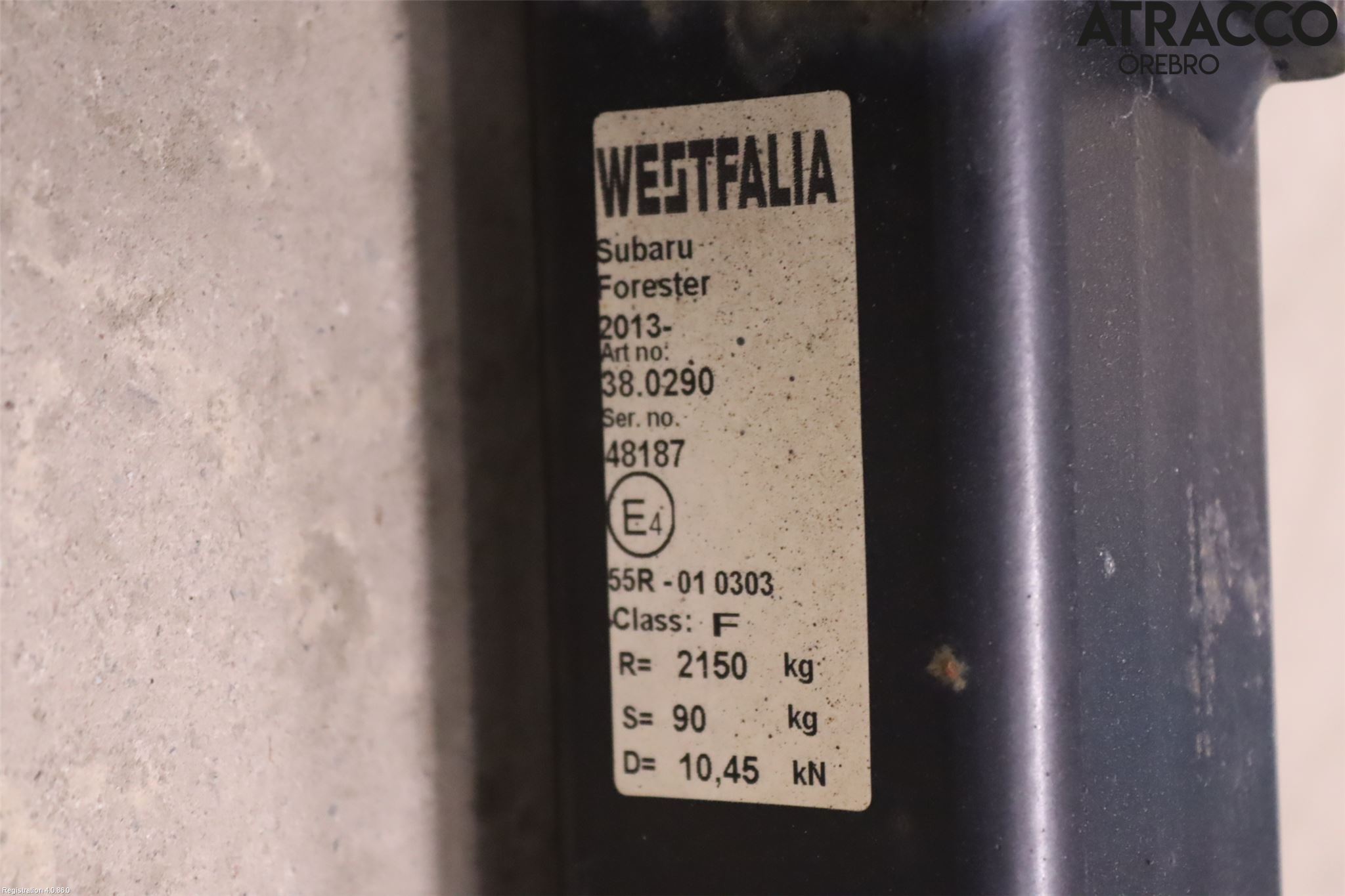 Subaru FORESTER SJ 13-18 Dragkrok