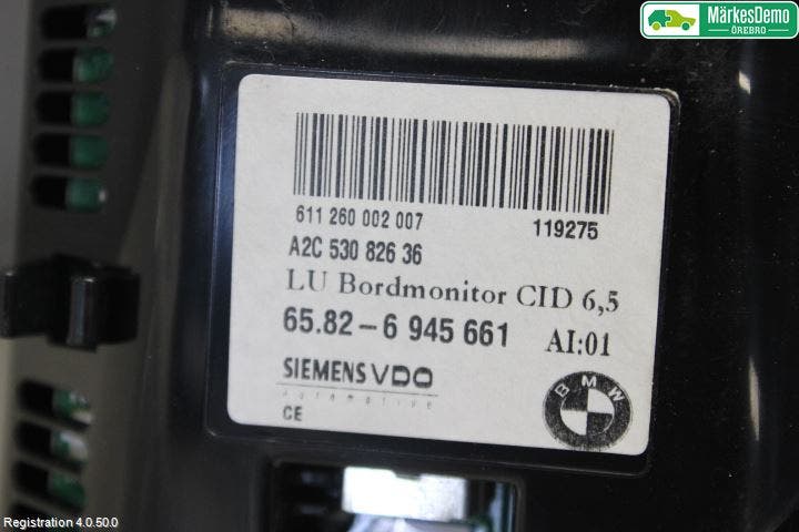 BMW 5 E60/61 Sed/Tou 02-10 Färddator