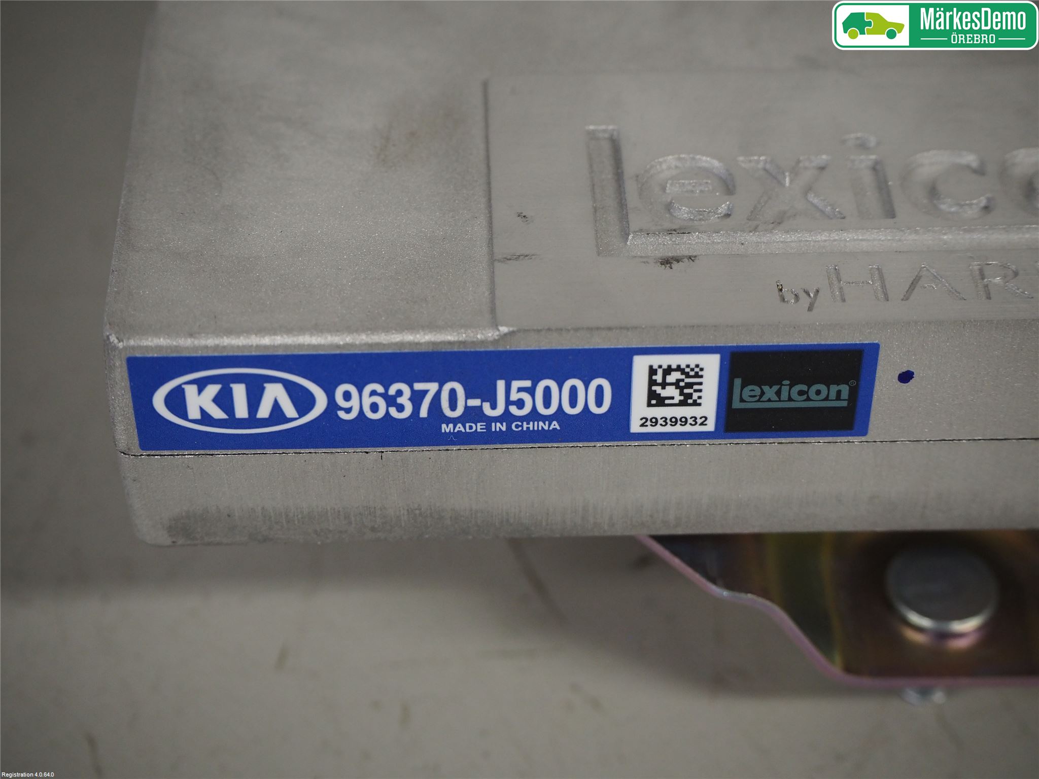 Kia STINGER 18- Radio-Stereo Förstärkare