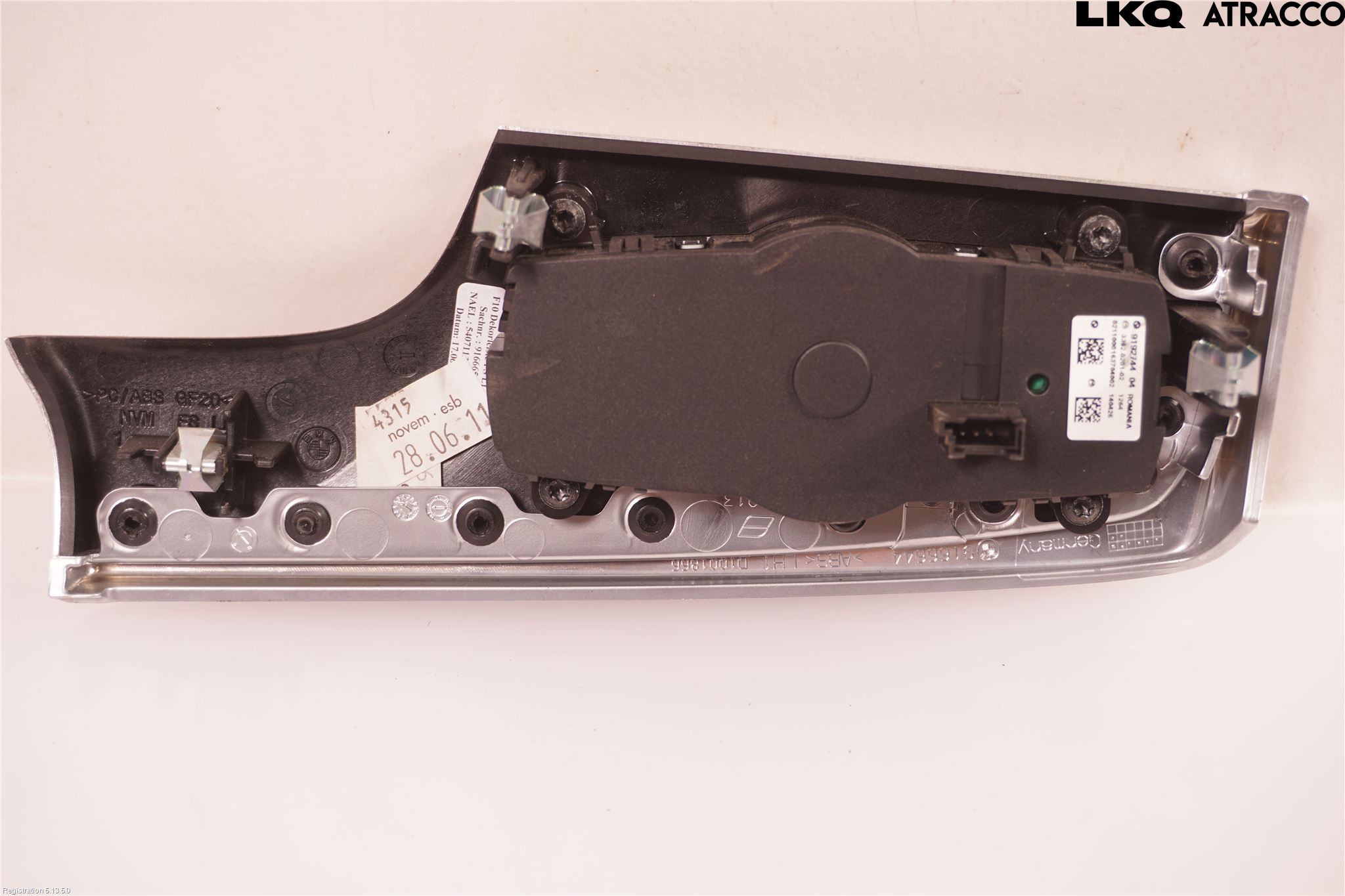 BMW 5 F10/F11/F18 09-17 Strömställare Ljus