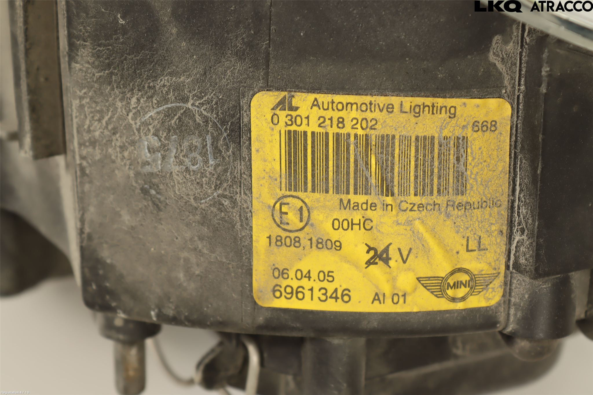 Mini CABRIO R52  02-08 Strålkastare Höger