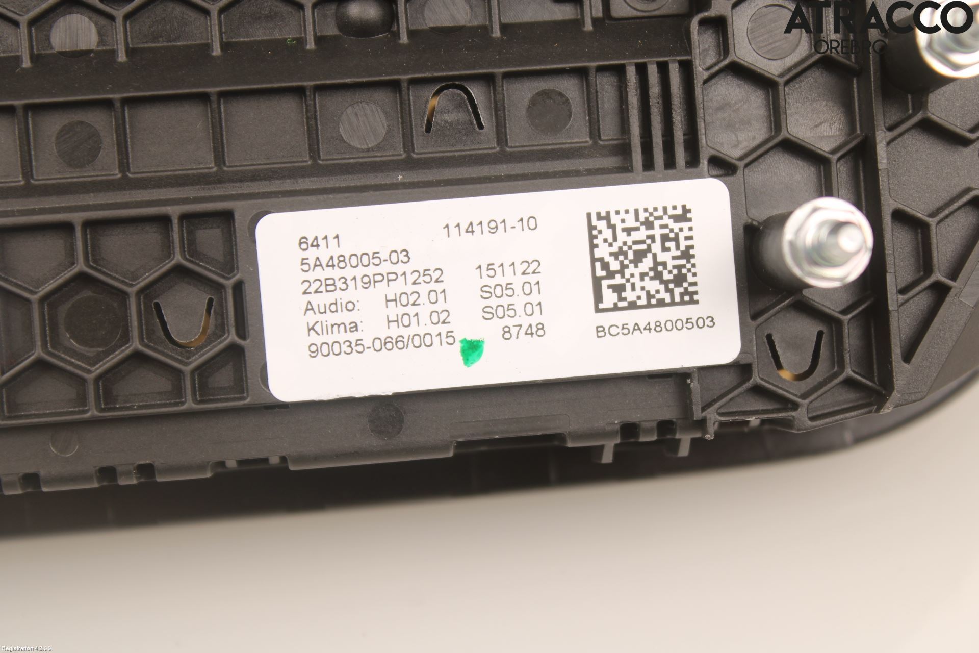 BMW 5 G30/G31/F90 17-23 Ac Styrenhet Ac Manöveren