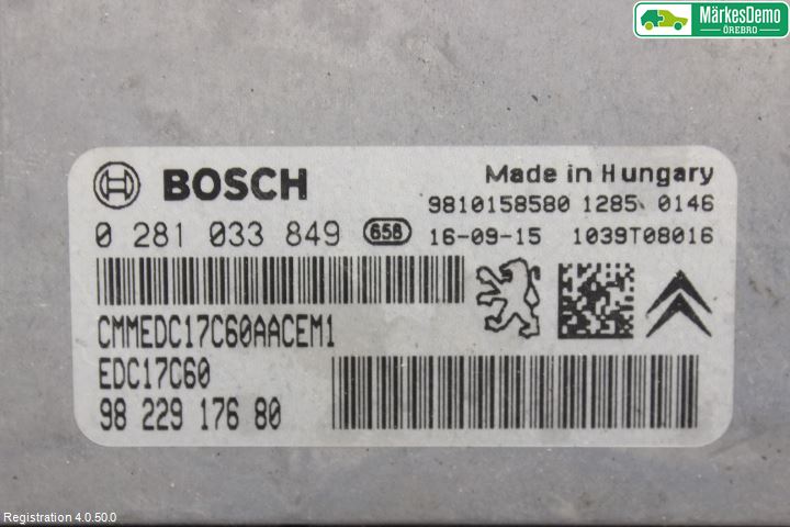 Peugeot 3008 17-24 Styrenhet Insprut Bensin